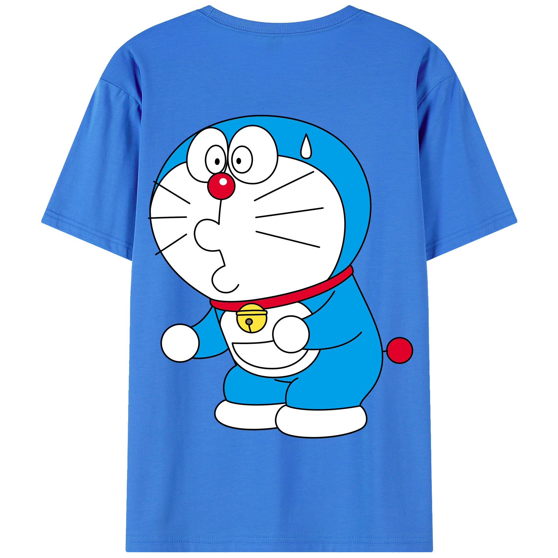 （画像用） ドラえもん Doraemon 綿100％半袖Tシャツ（背面プリント）