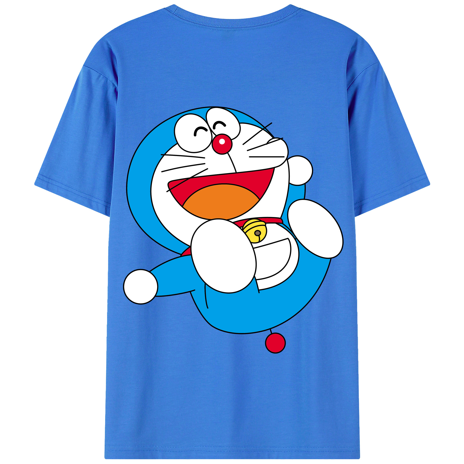 （画像用） ドラえもん Doraemon 綿100％半袖Tシャツ（背面プリント）