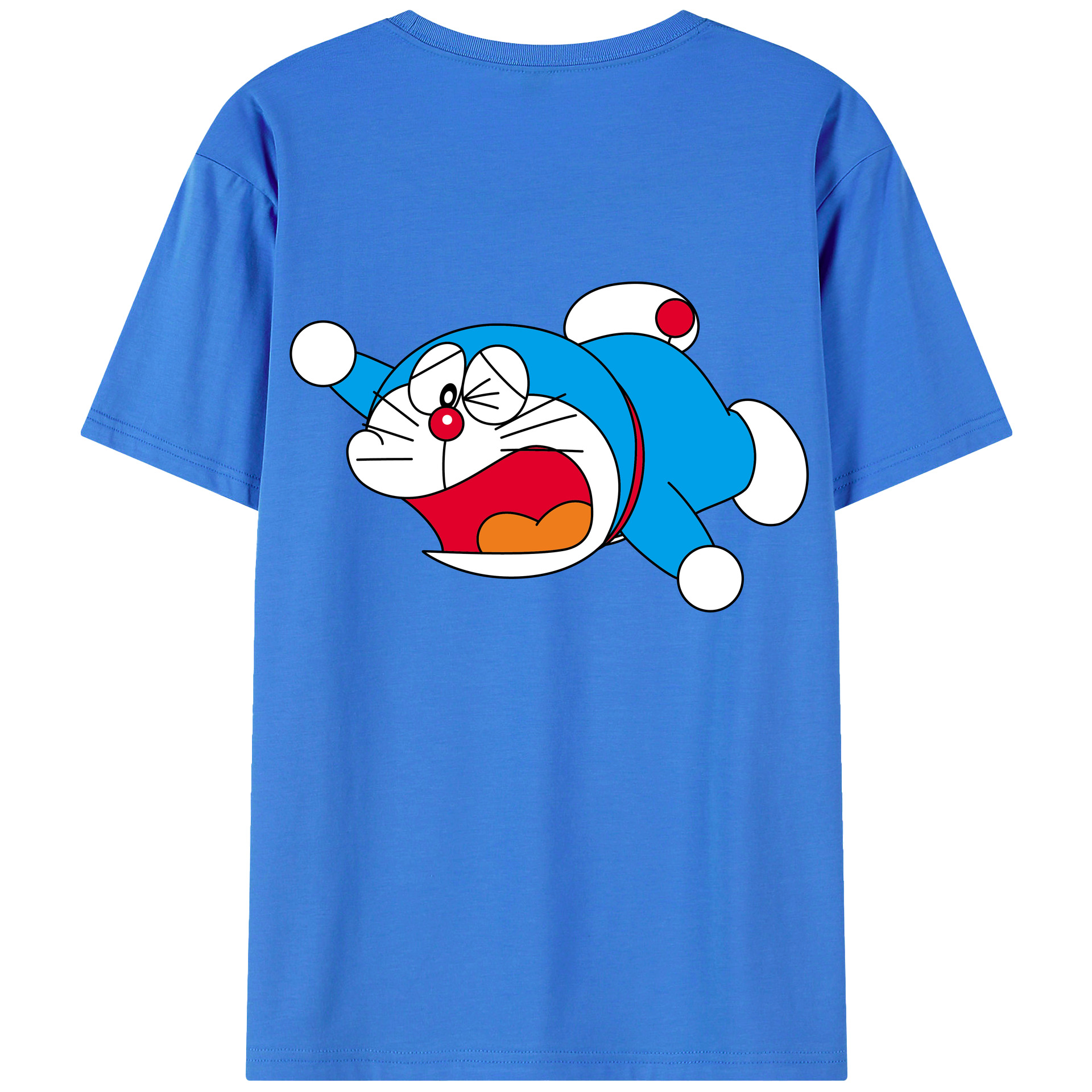 （画像用） ドラえもん Doraemon 綿100％半袖Tシャツ（背面プリント）