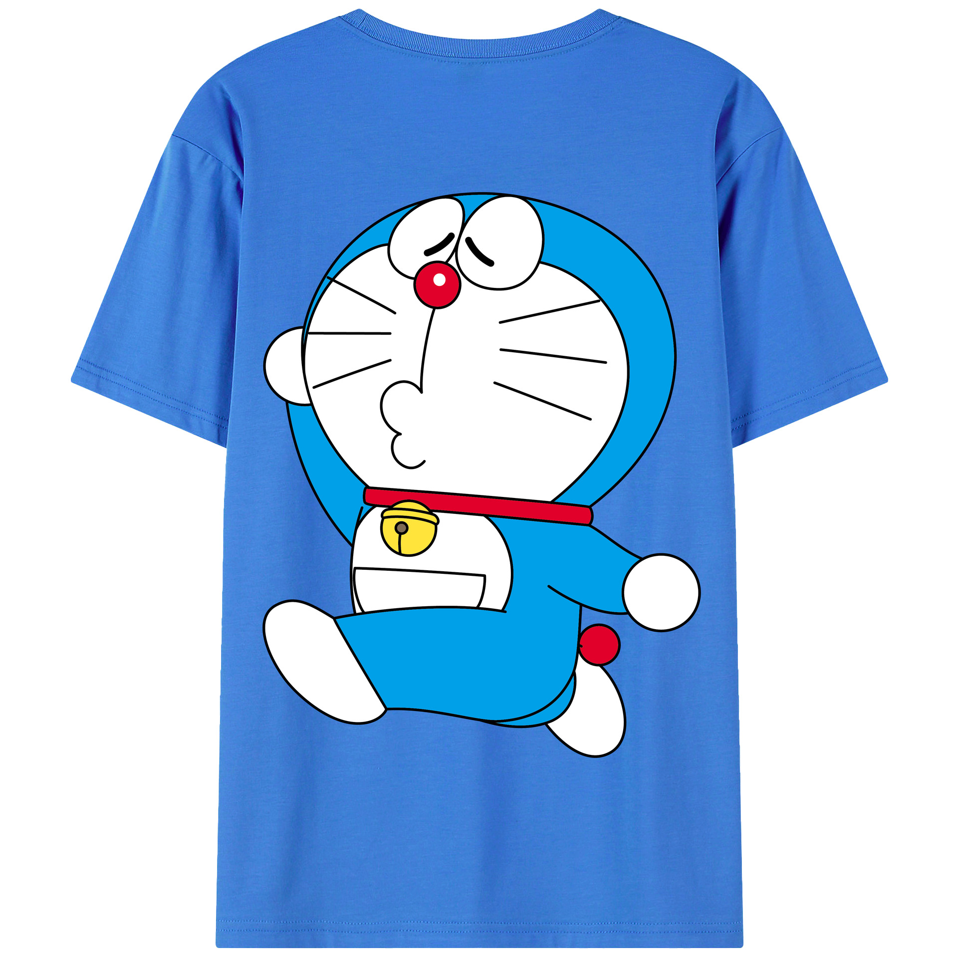 （画像用） ドラえもん Doraemon 綿100％半袖Tシャツ（背面プリント）