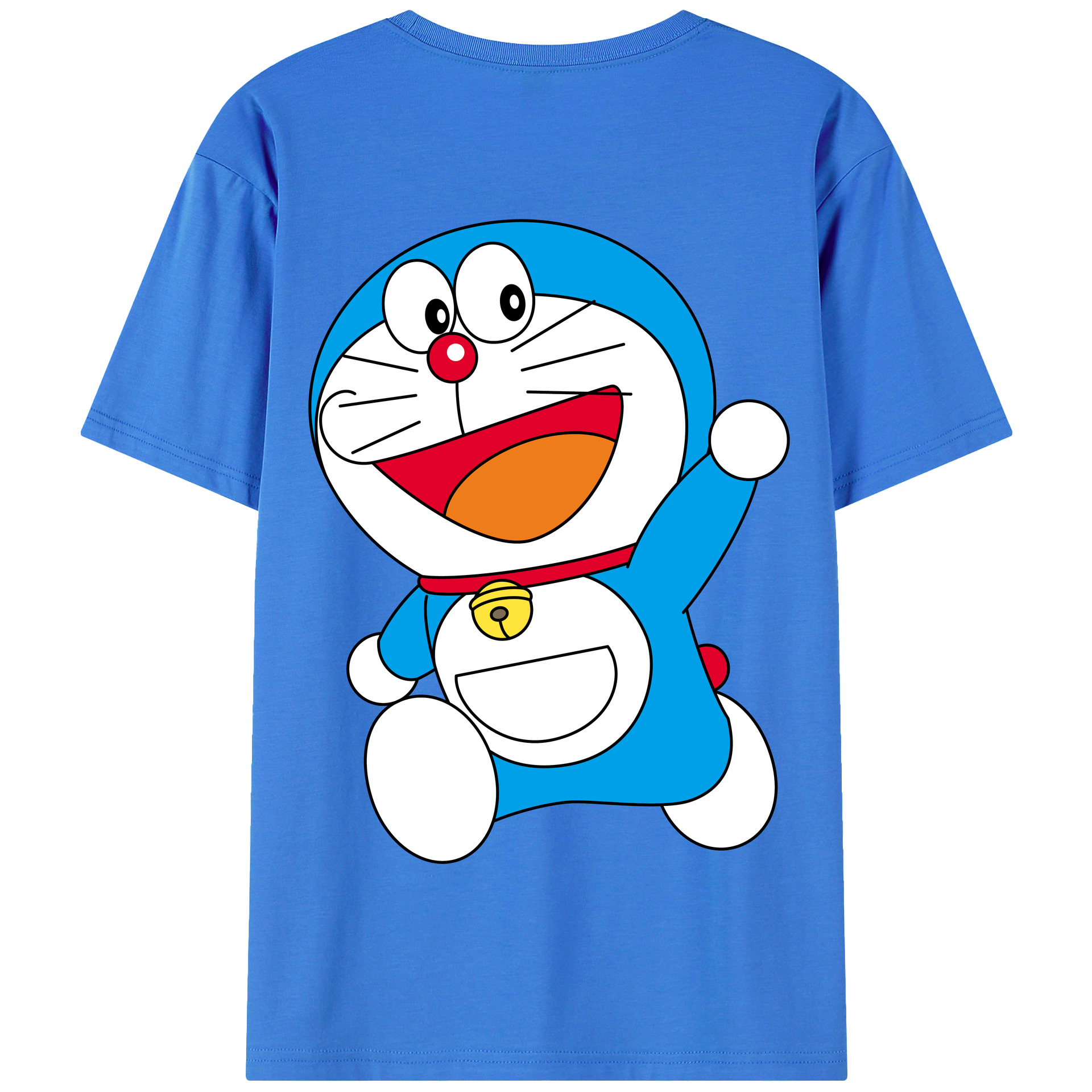 （画像用） ドラえもん Doraemon 綿100％半袖Tシャツ（背面プリント）