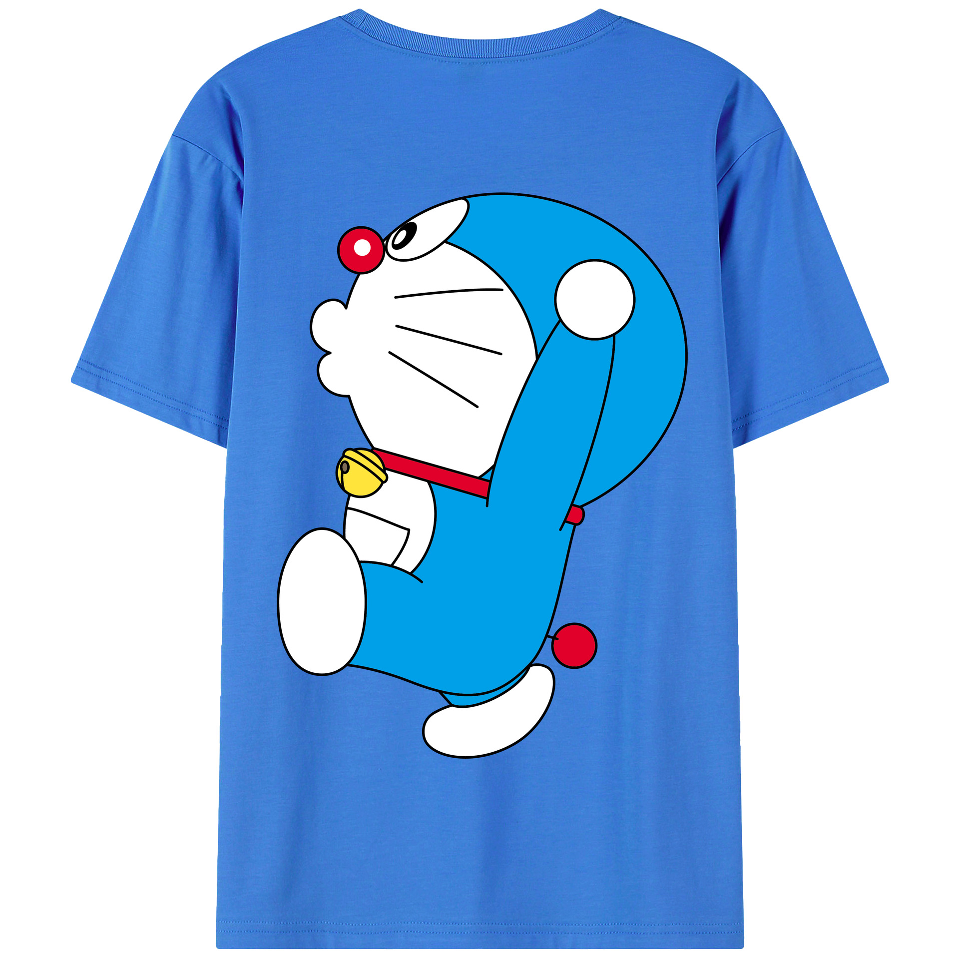 （画像用） ドラえもん Doraemon 綿100％半袖Tシャツ（背面プリント）