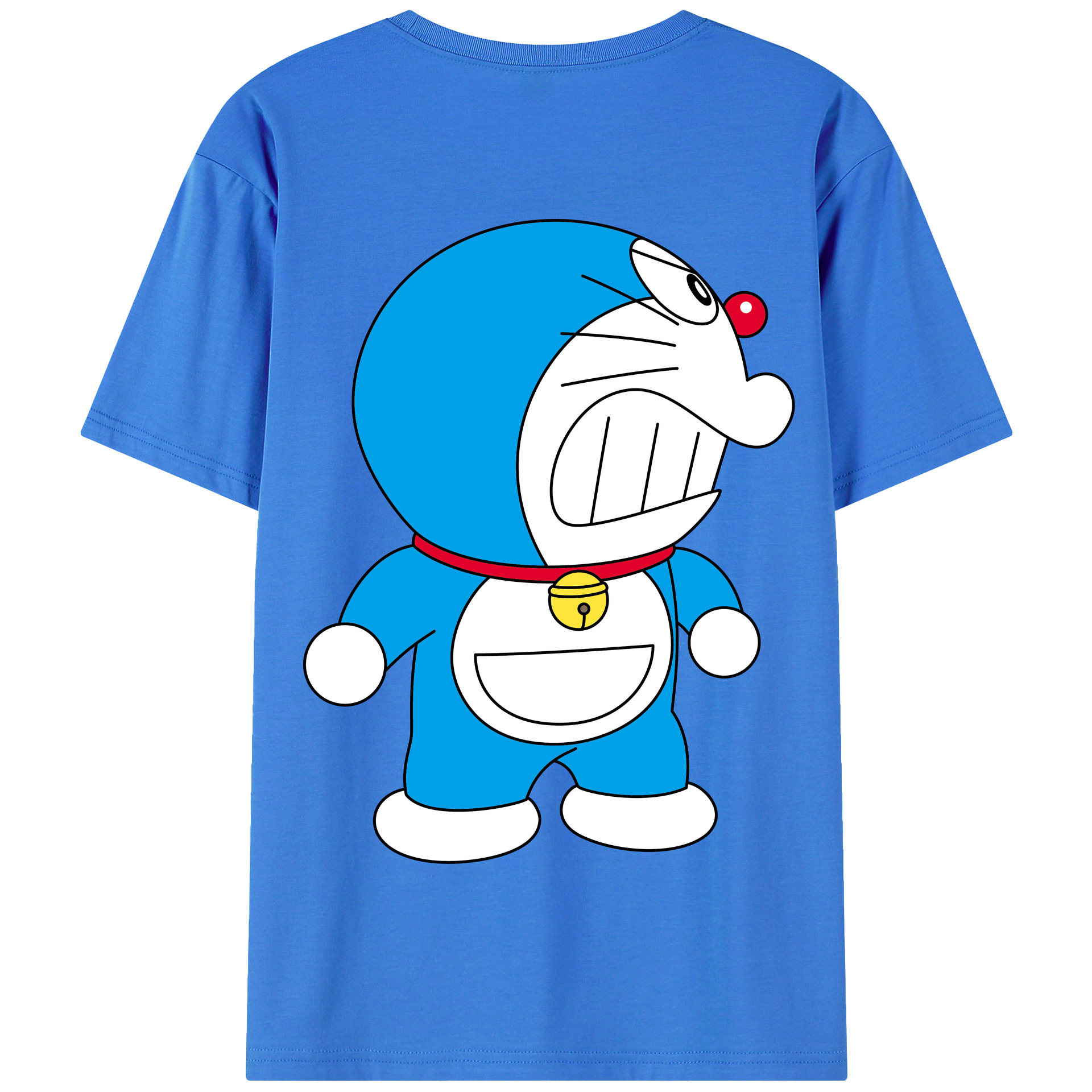 （画像用） ドラえもん Doraemon 綿100％半袖Tシャツ（背面プリント）