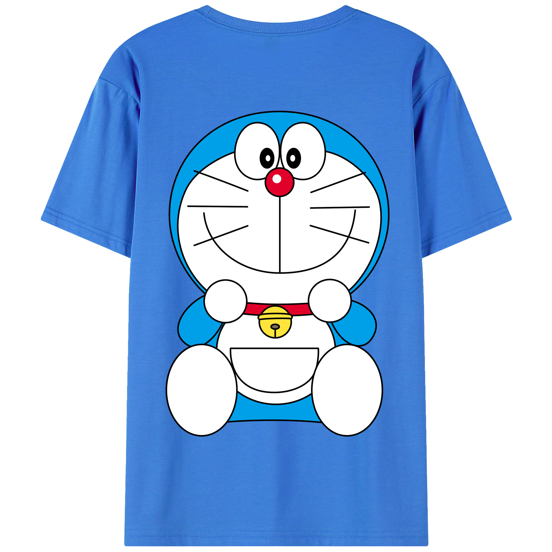 （画像用） ドラえもん Doraemon 綿100％半袖Tシャツ（背面プリント）
