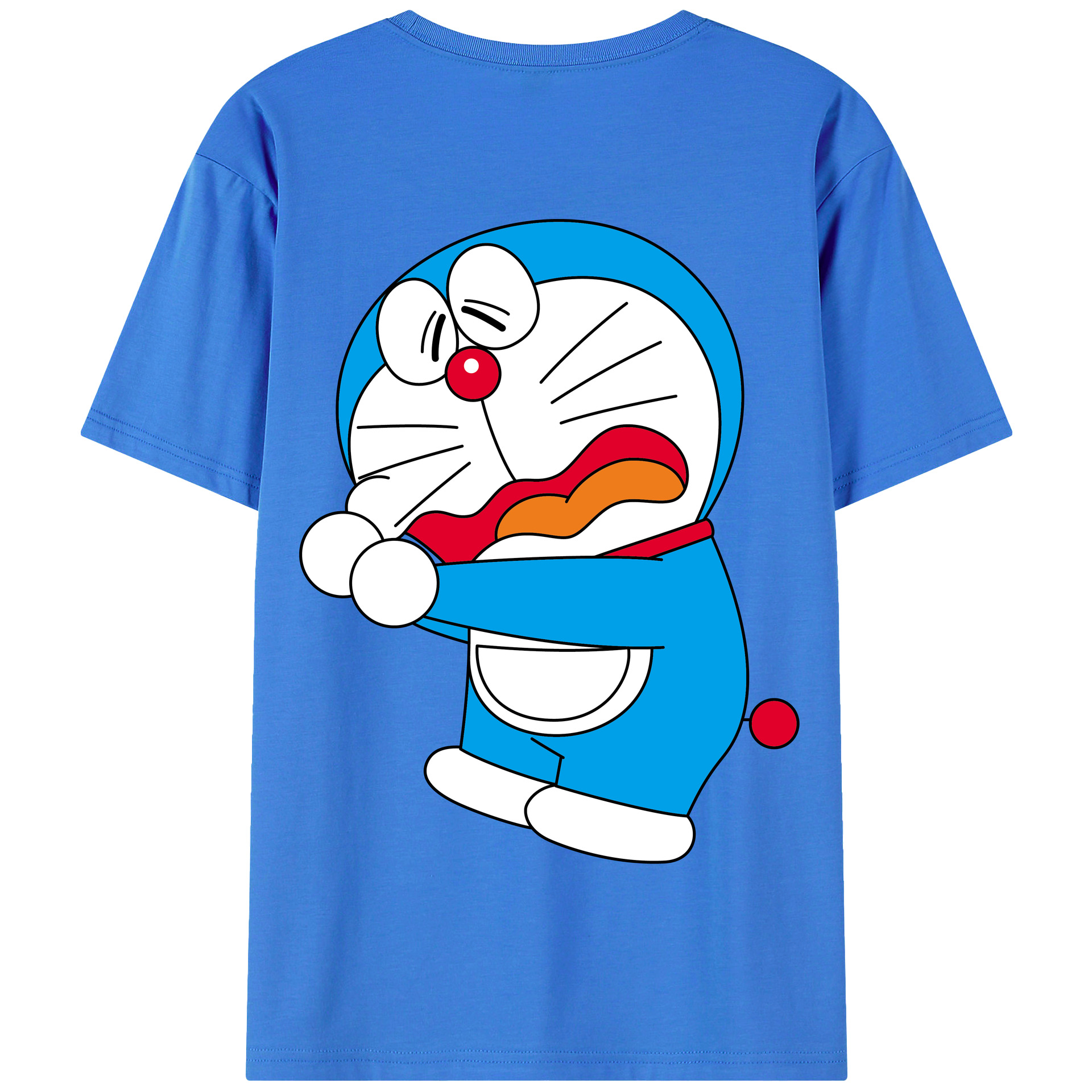 （画像用） ドラえもん Doraemon 綿100％半袖Tシャツ（背面プリント）