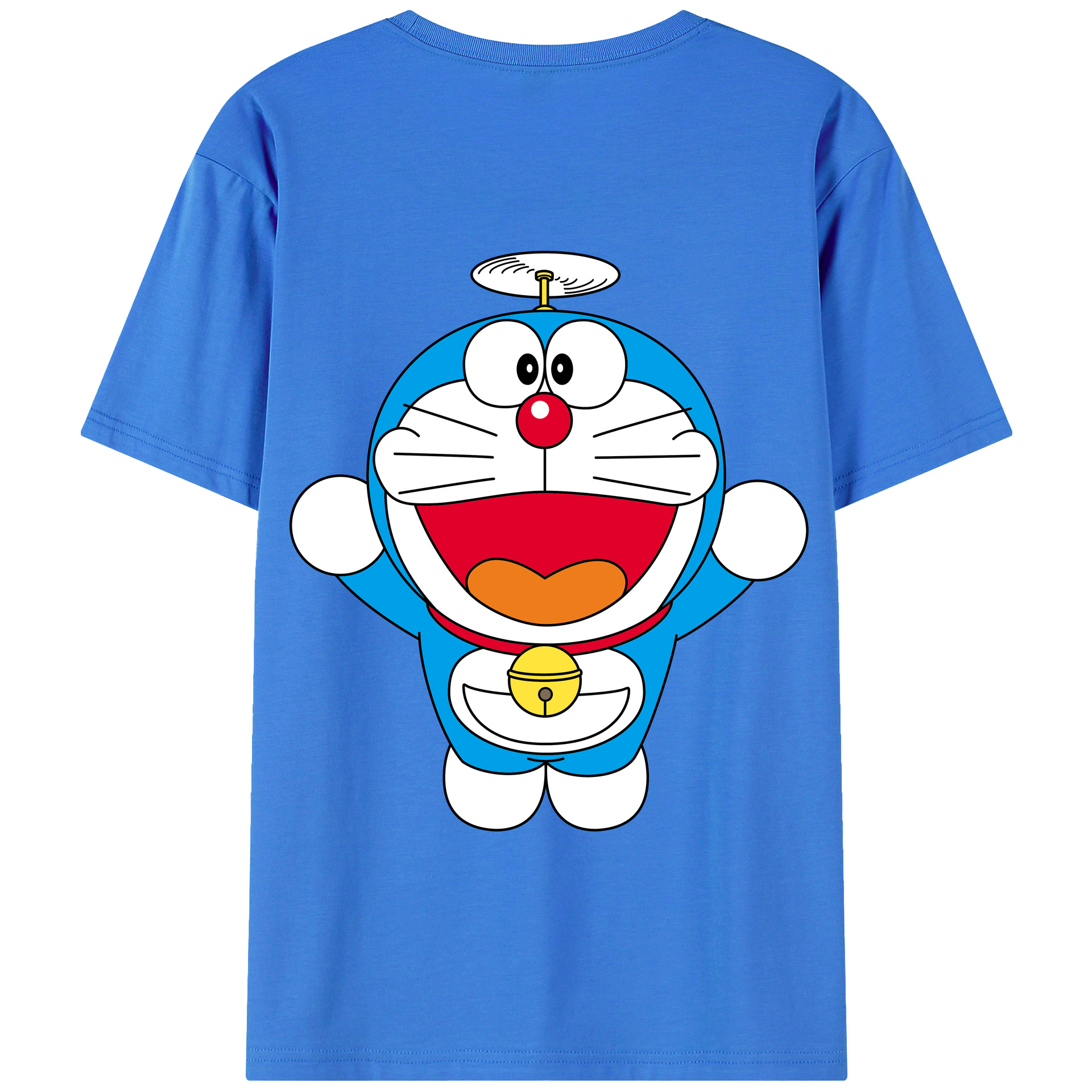 （画像用） ドラえもん Doraemon 綿100％半袖Tシャツ（背面プリント）