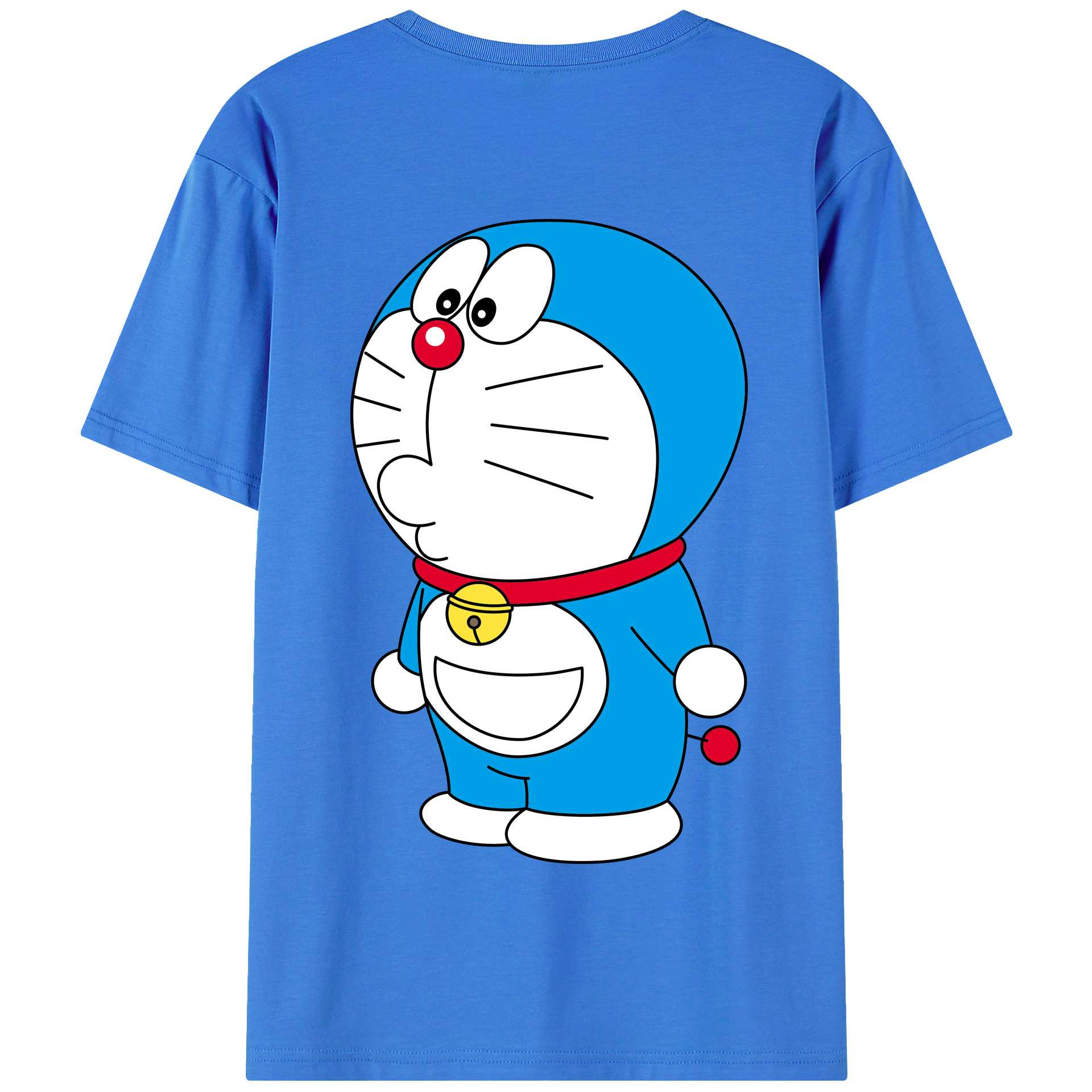 （画像用） ドラえもん Doraemon 綿100％半袖Tシャツ（背面プリント）