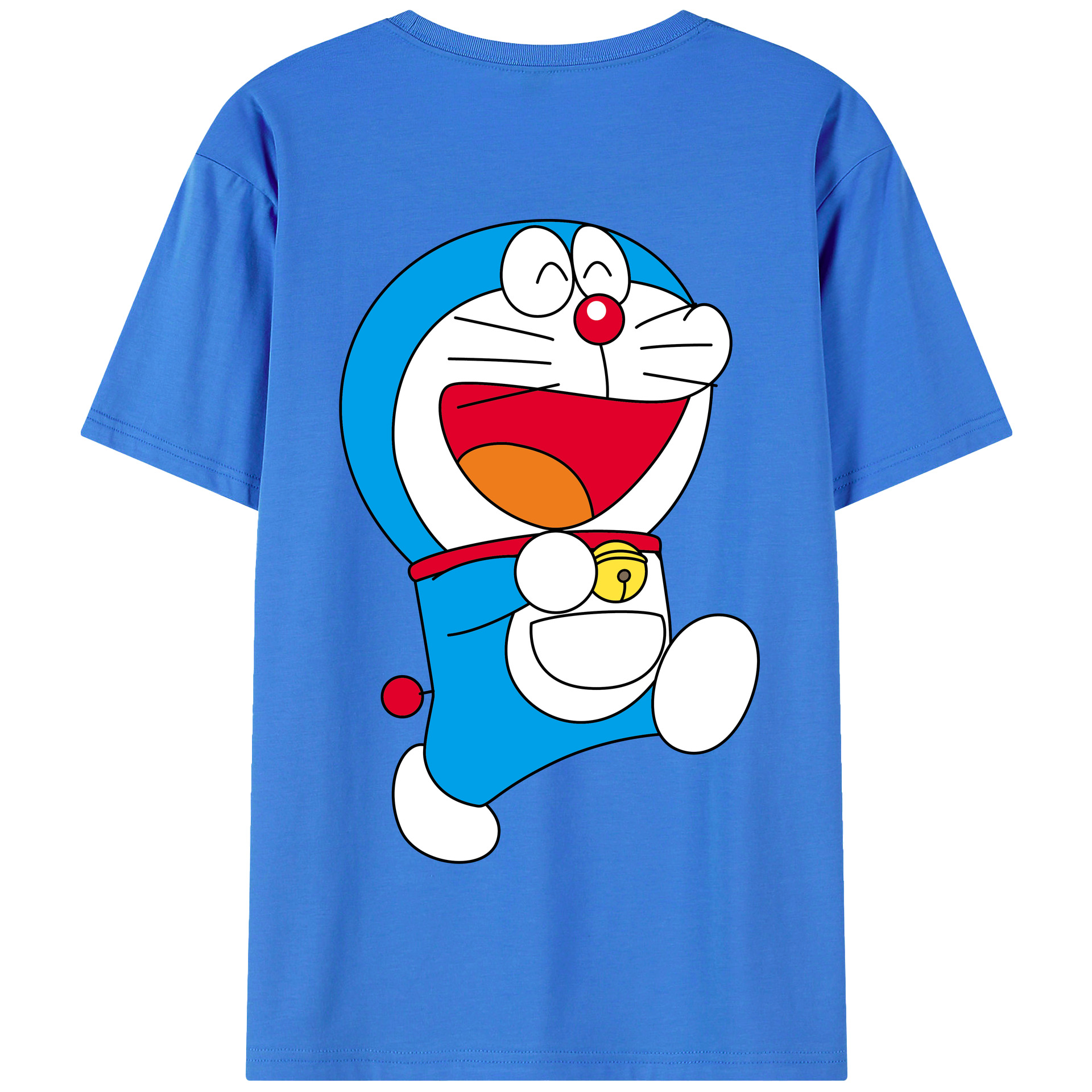 （画像用） ドラえもん Doraemon 綿100％半袖Tシャツ（背面プリント）