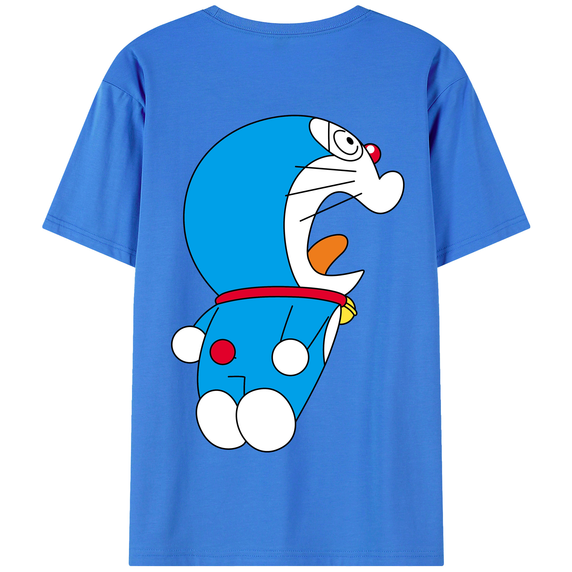 （画像用） ドラえもん Doraemon 綿100％半袖Tシャツ（背面プリント）