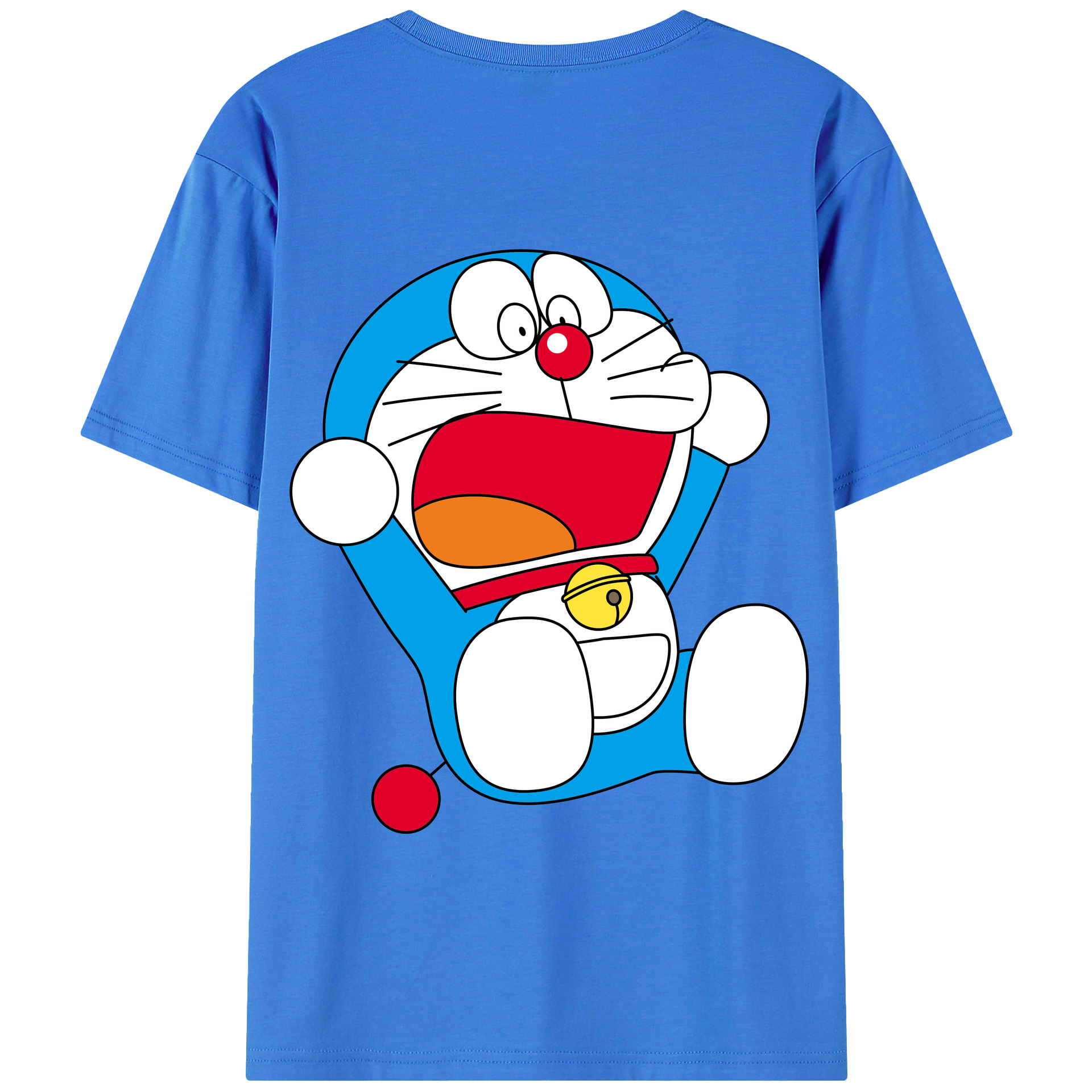 （画像用） ドラえもん Doraemon 綿100％半袖Tシャツ（背面プリント）