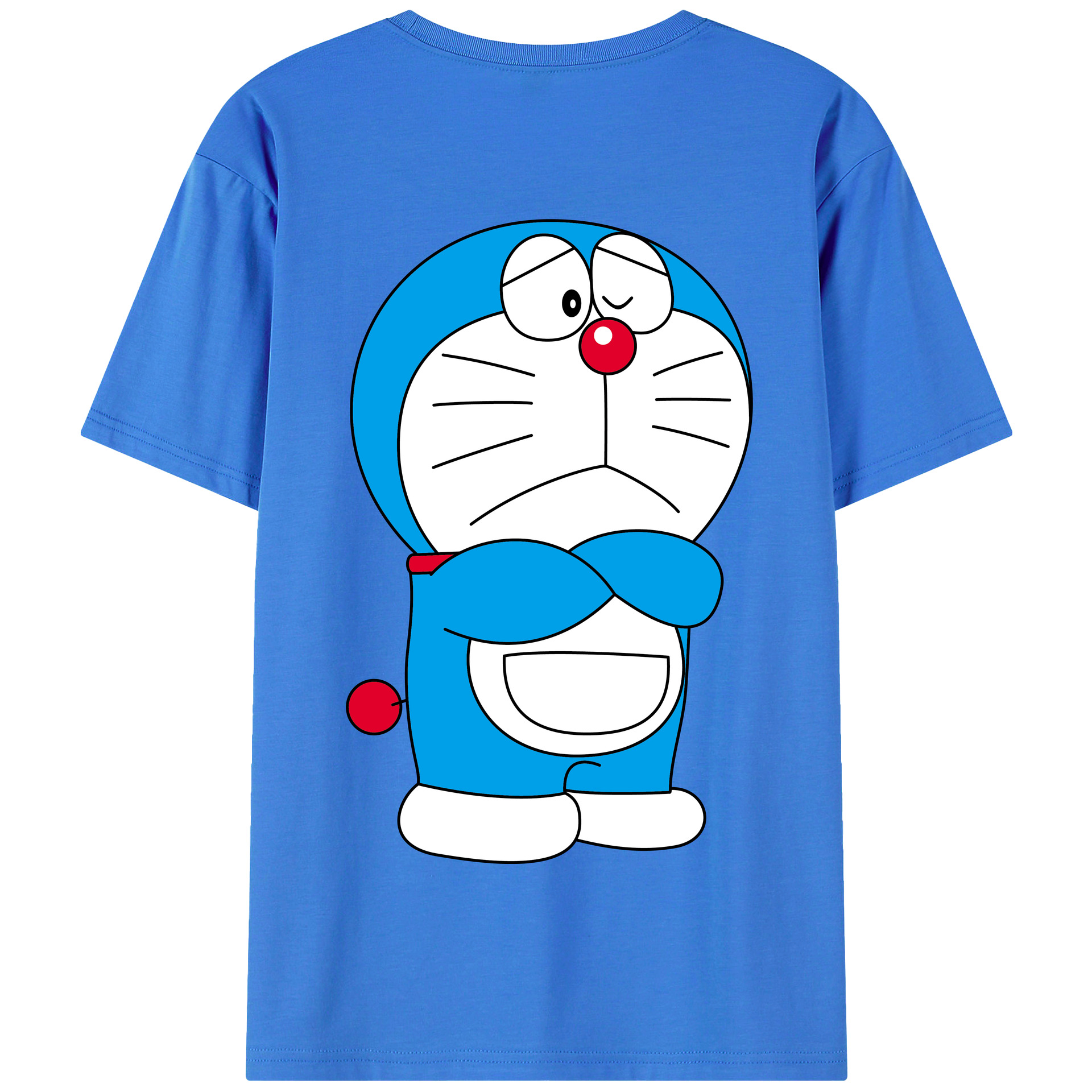 （画像用） ドラえもん Doraemon 綿100％半袖Tシャツ（背面プリント）