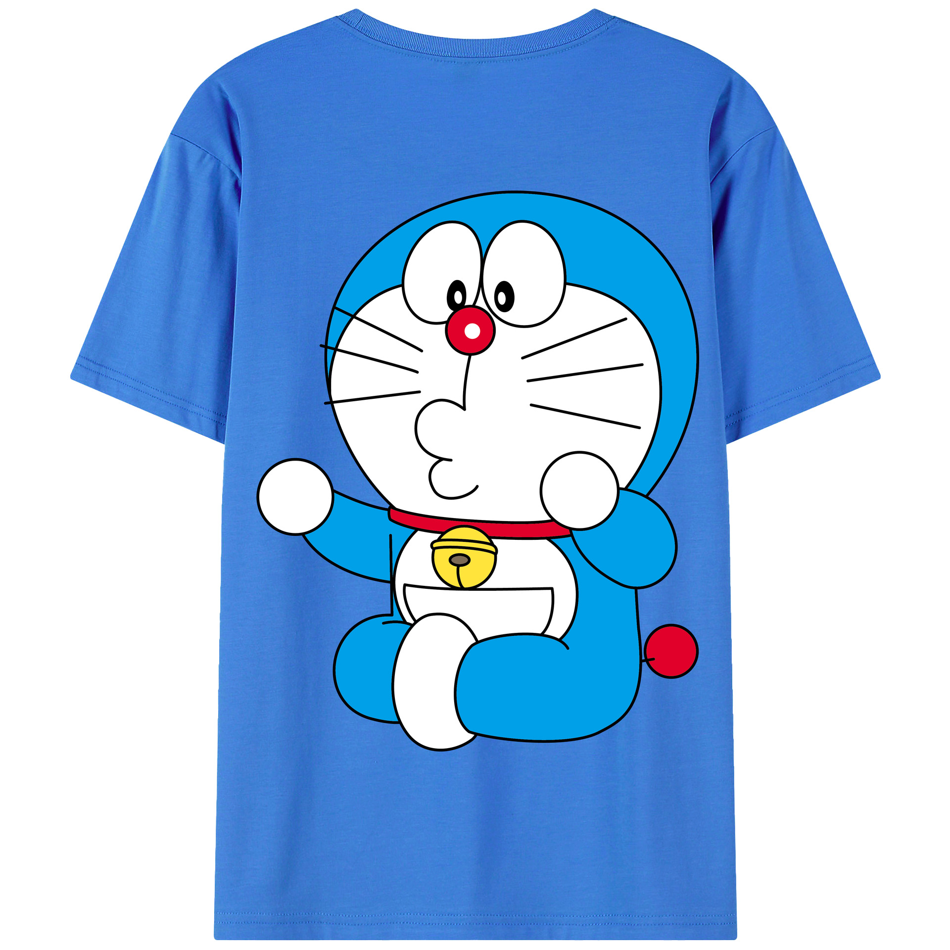 （画像用） ドラえもん Doraemon 綿100％半袖Tシャツ（背面プリント）