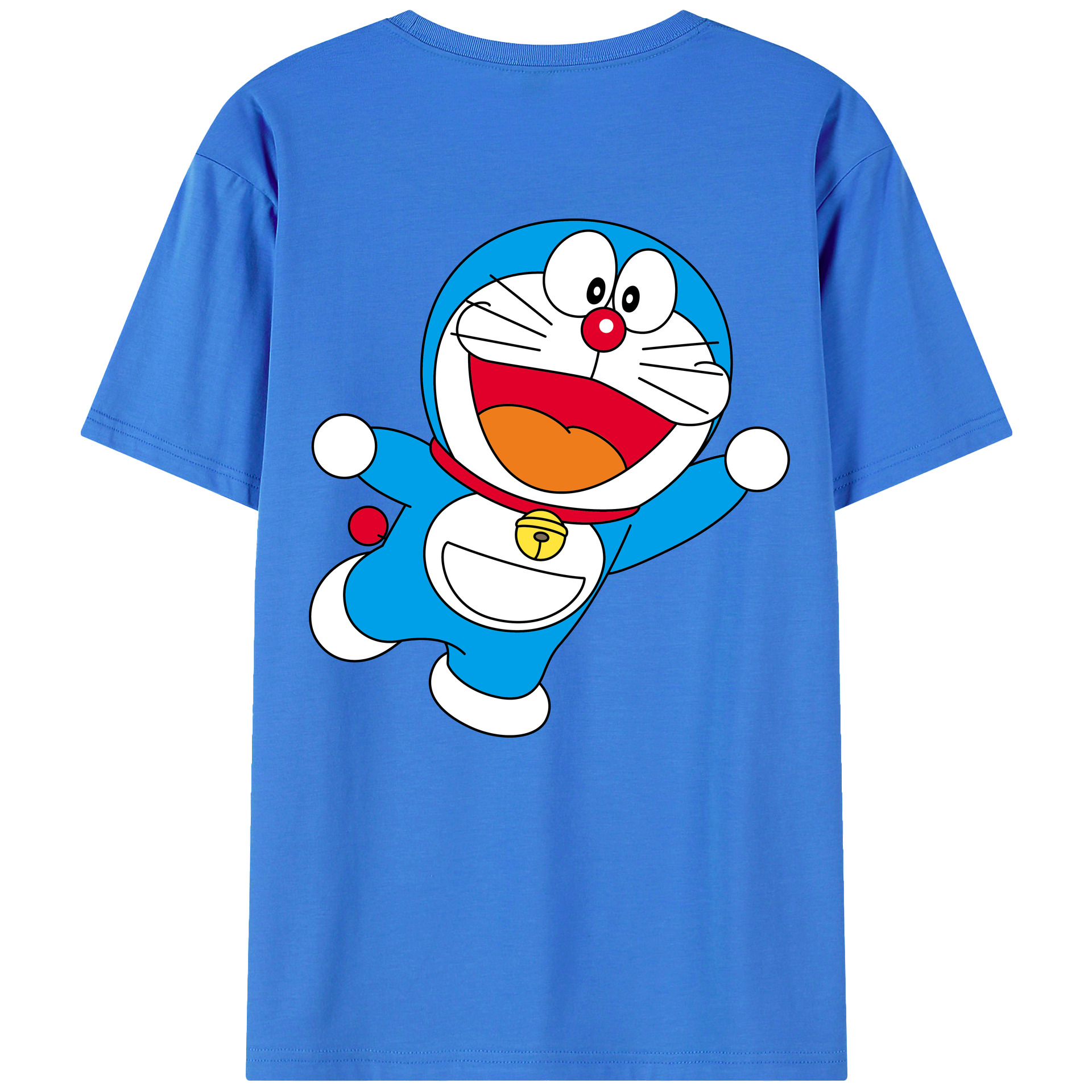 （画像用） ドラえもん Doraemon 綿100％半袖Tシャツ（背面プリント）