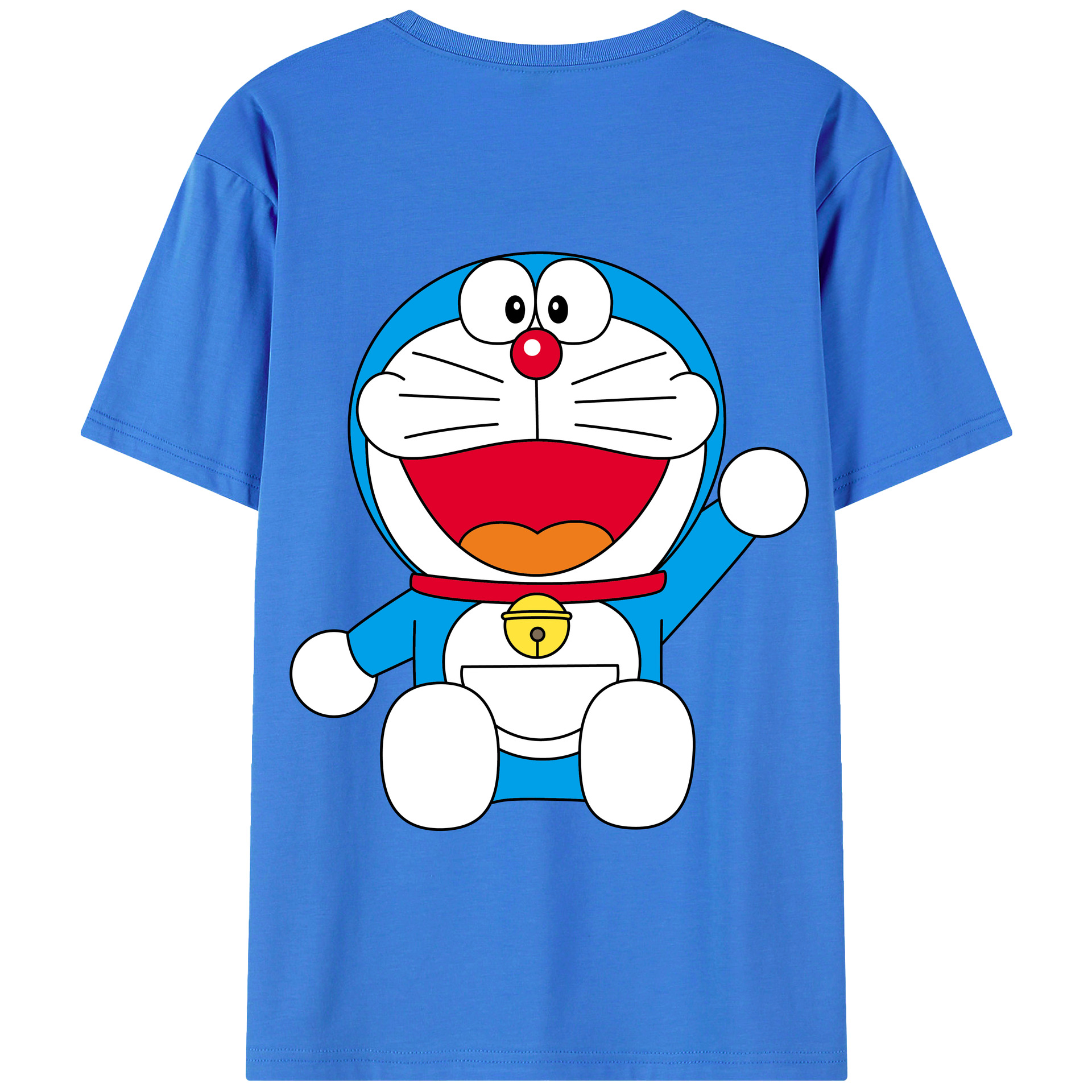 （画像用） ドラえもん Doraemon 綿100％半袖Tシャツ（背面プリント）