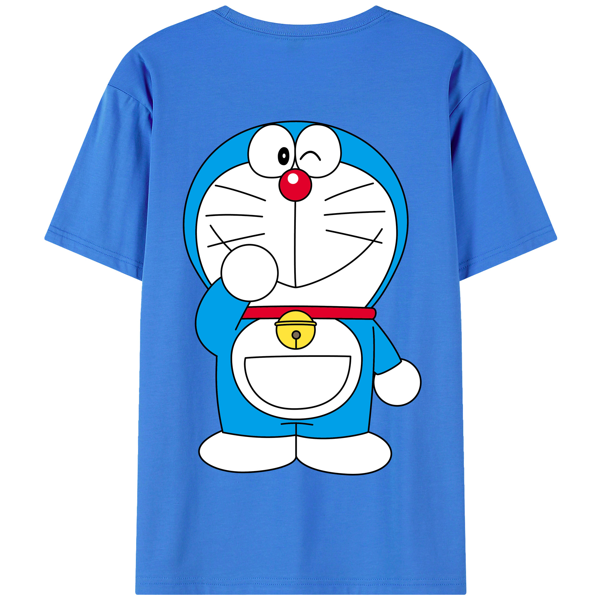 （画像用） ドラえもん Doraemon 綿100％半袖Tシャツ（背面プリント）