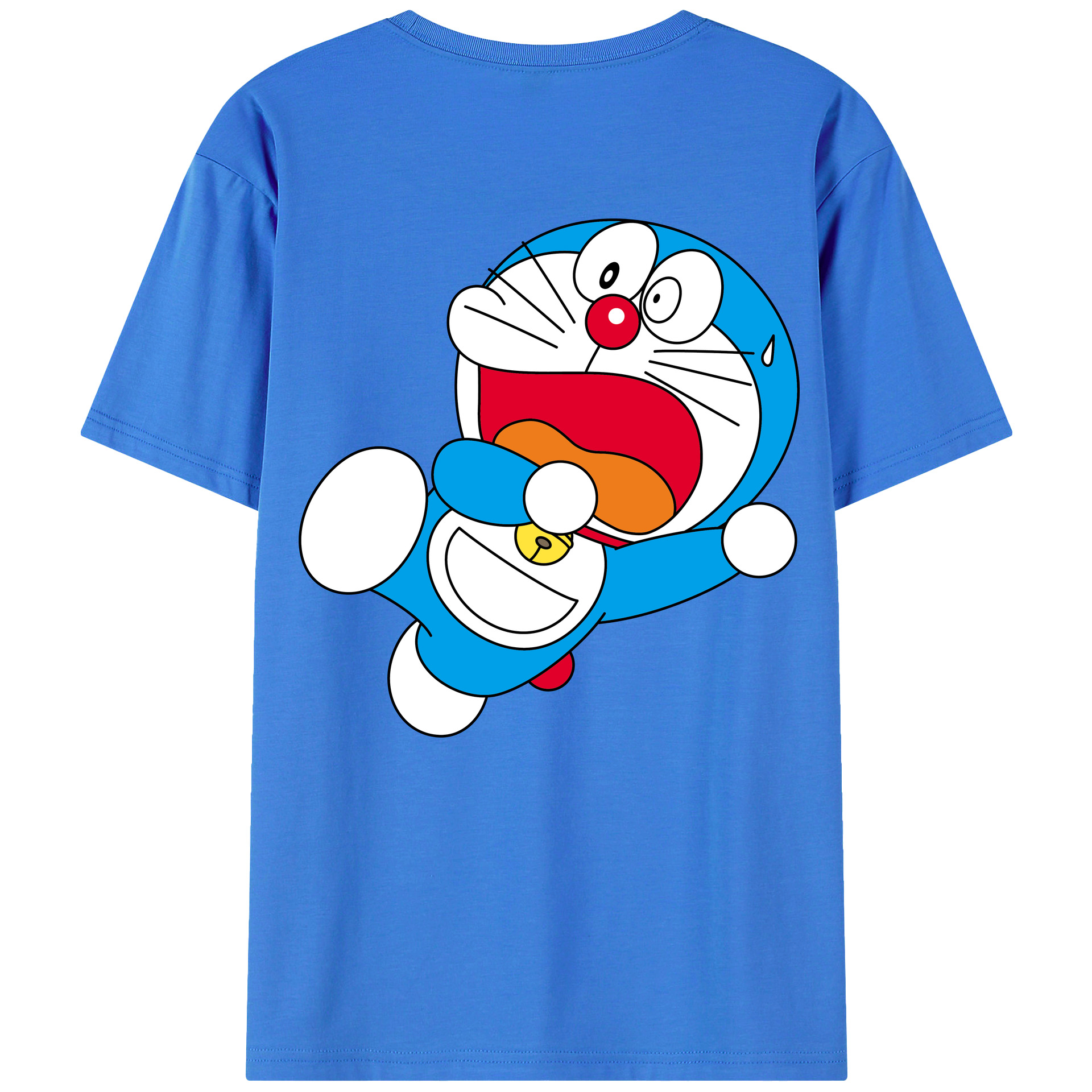 （画像用） ドラえもん Doraemon 綿100％半袖Tシャツ（背面プリント）