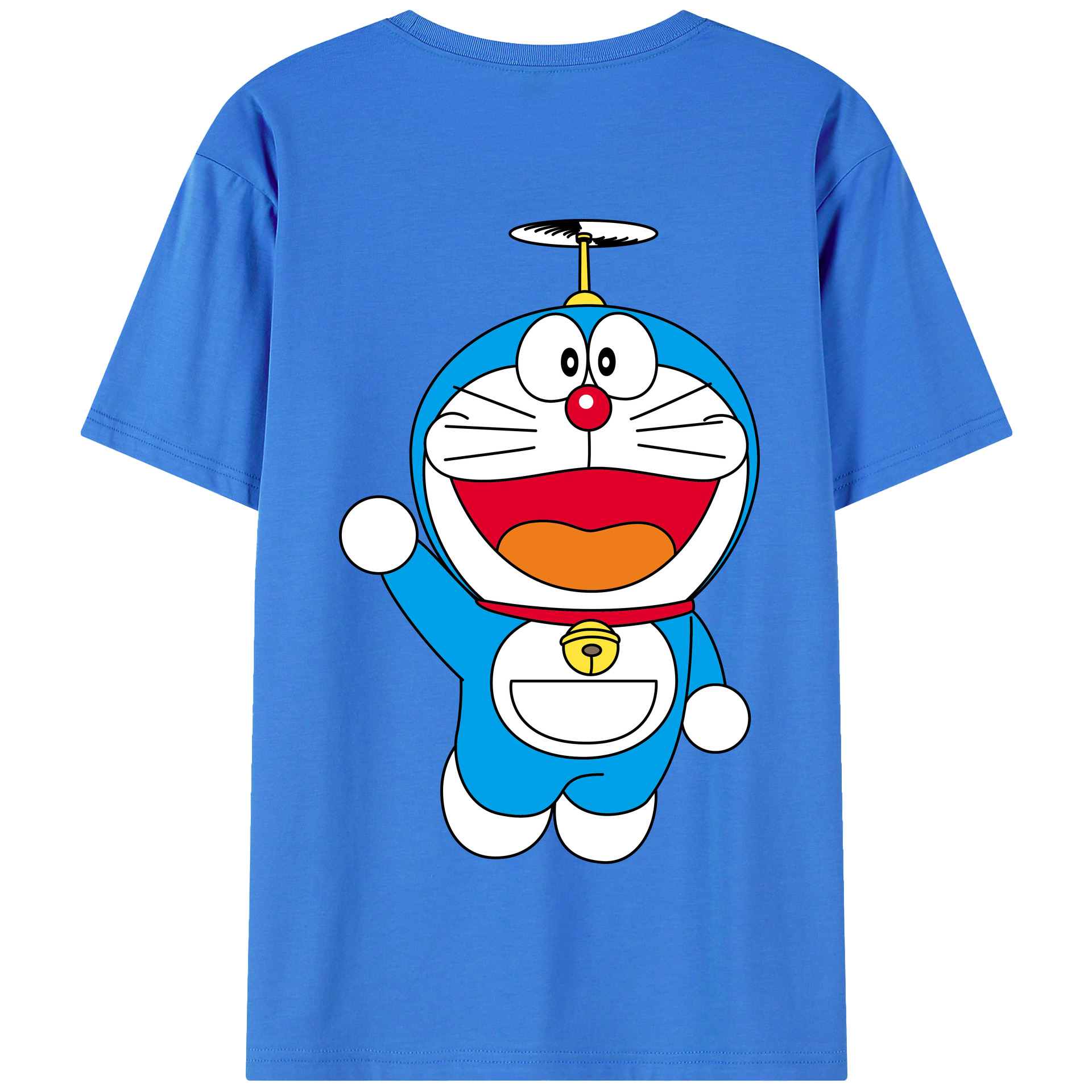 （画像用） ドラえもん Doraemon 綿100％半袖Tシャツ（背面プリント）