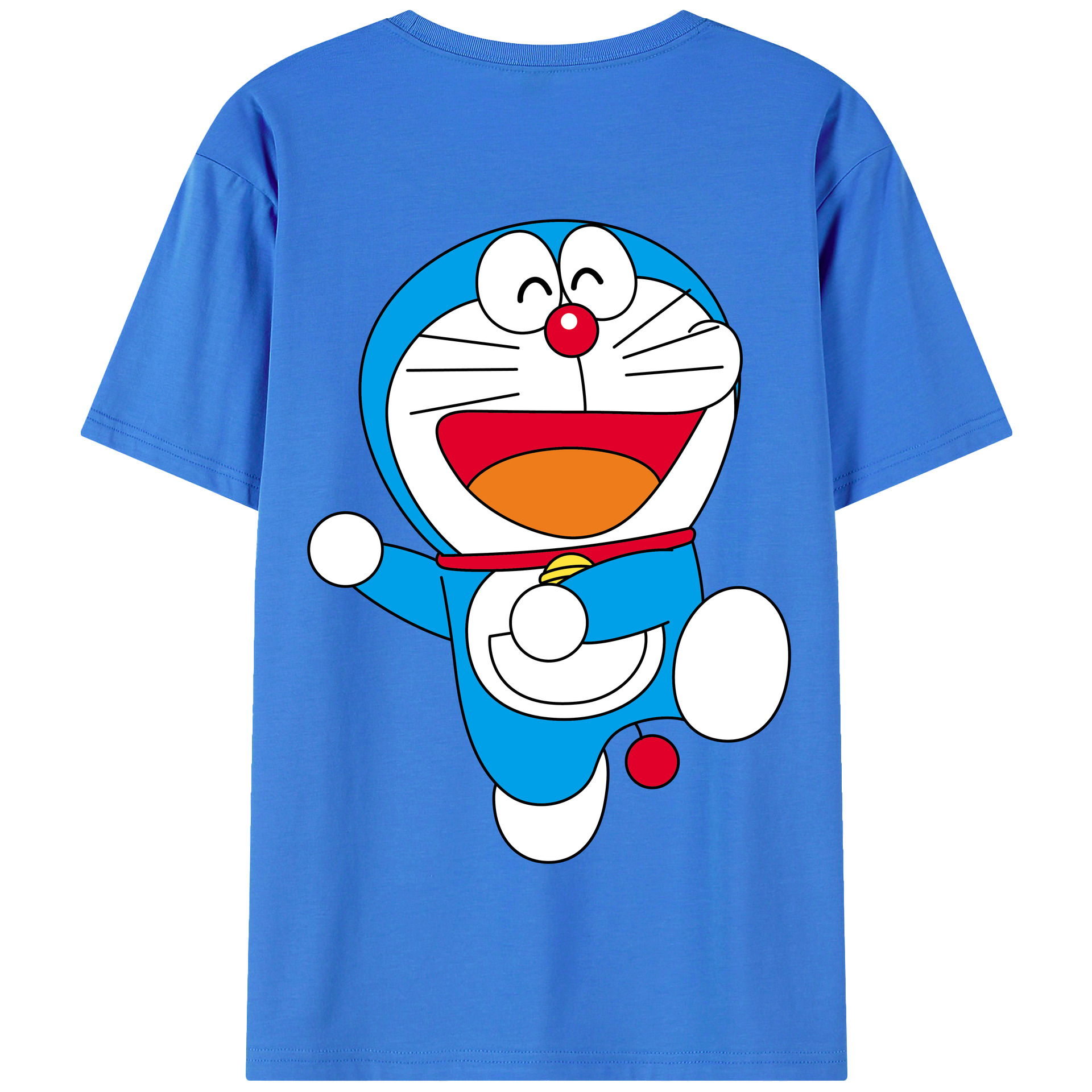 （画像用） ドラえもん Doraemon 綿100％半袖Tシャツ（背面プリント）