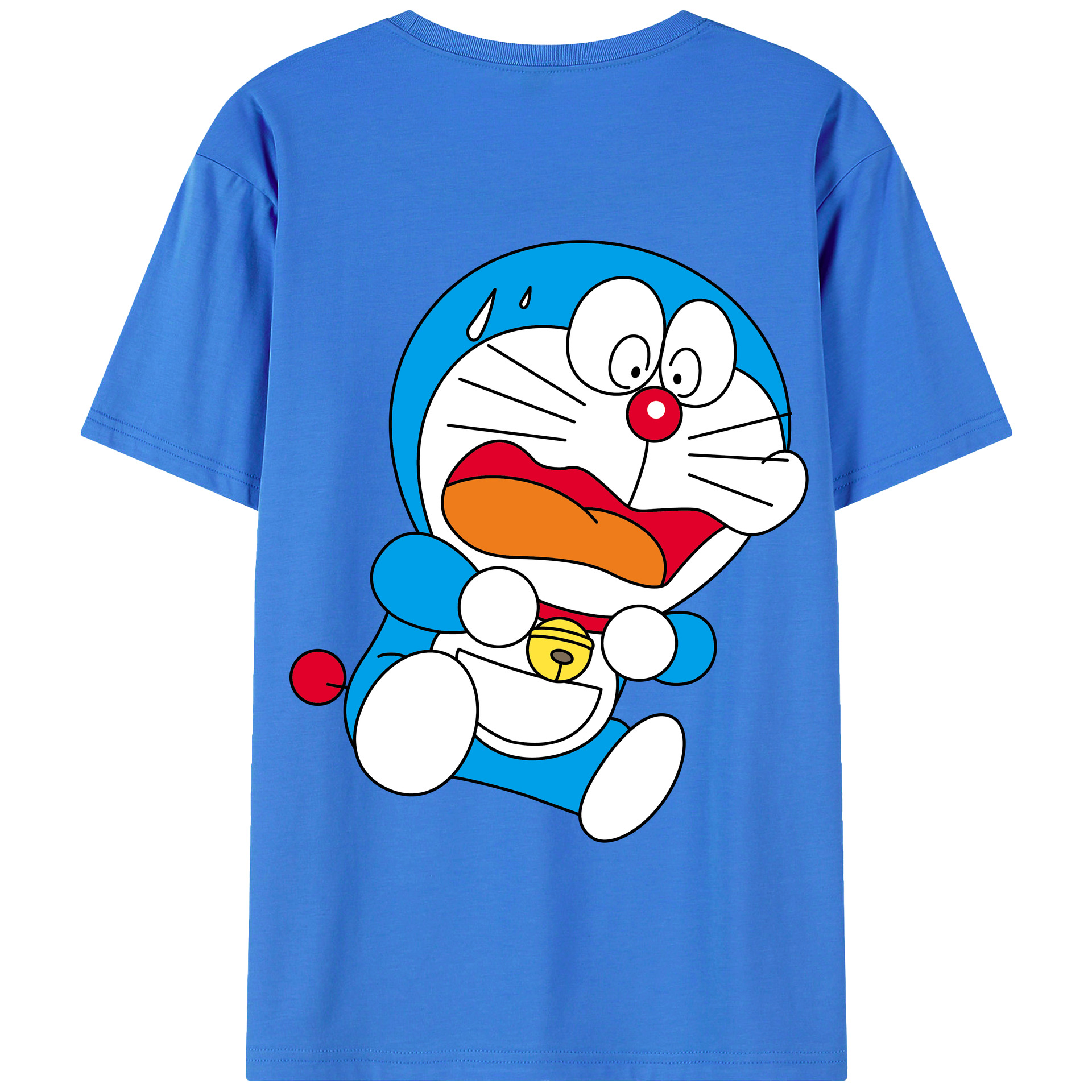 （画像用） ドラえもん Doraemon 綿100％半袖Tシャツ（背面プリント）