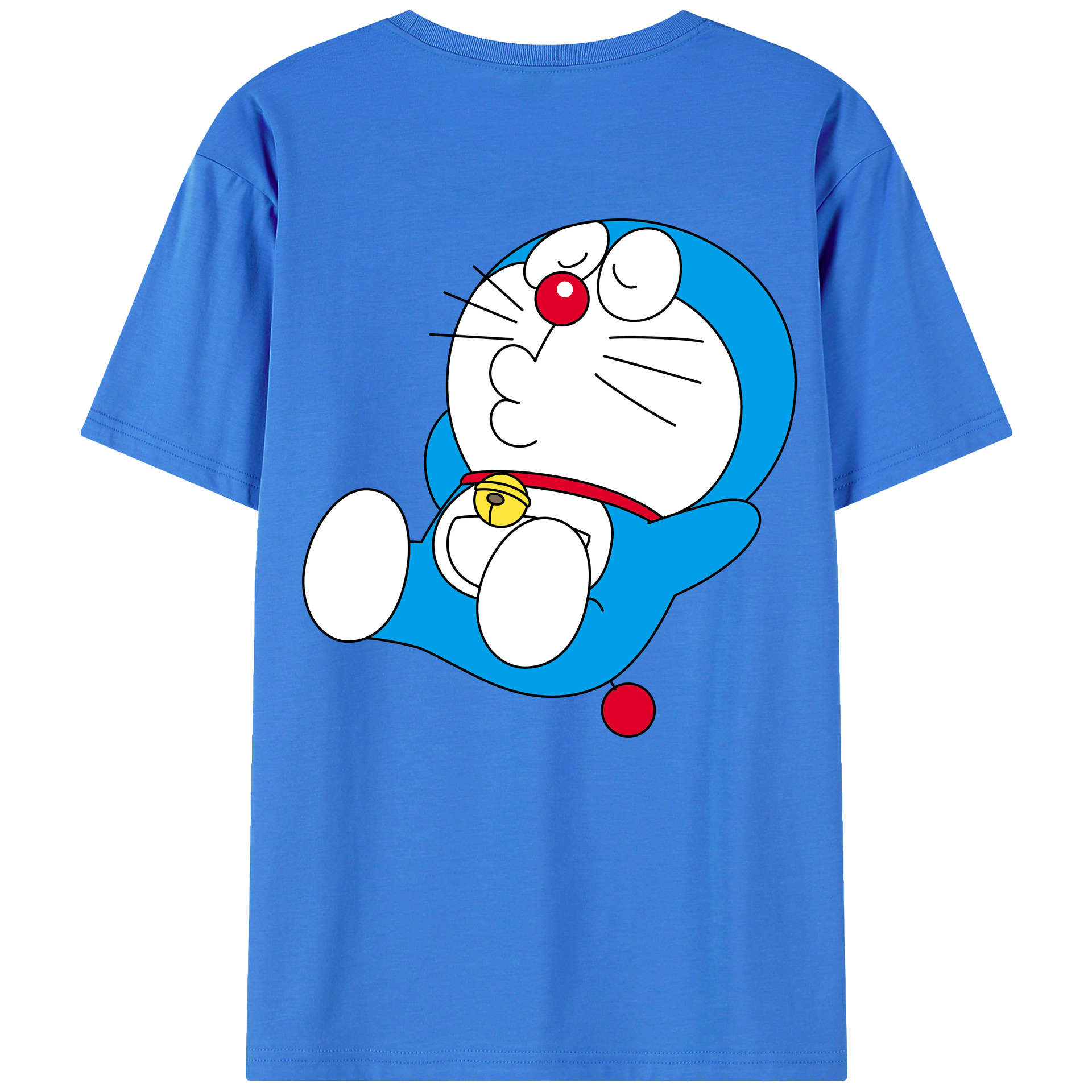 （画像用） ドラえもん Doraemon 綿100％半袖Tシャツ（背面プリント）
