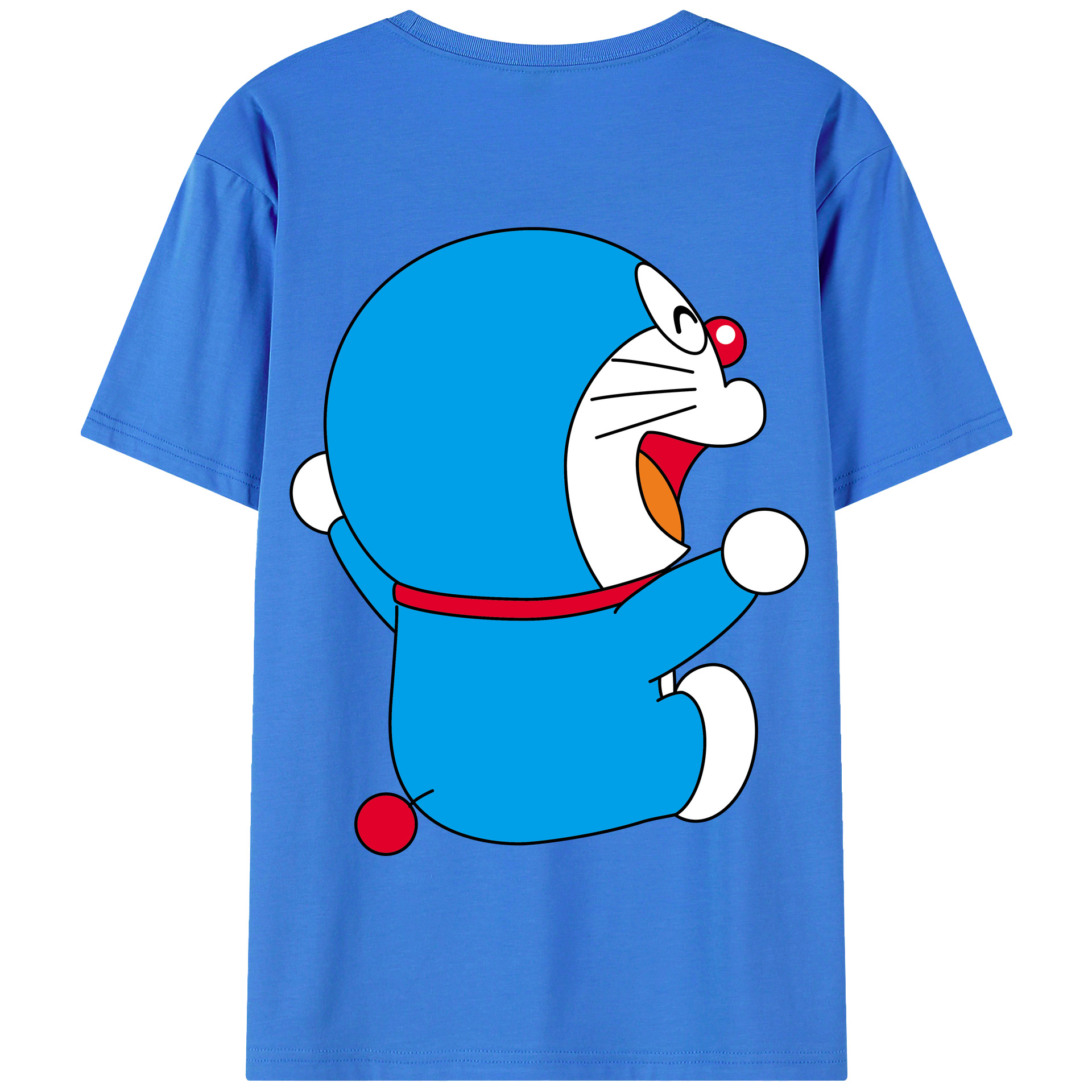 （画像用） ドラえもん Doraemon 綿100％半袖Tシャツ（背面プリント）