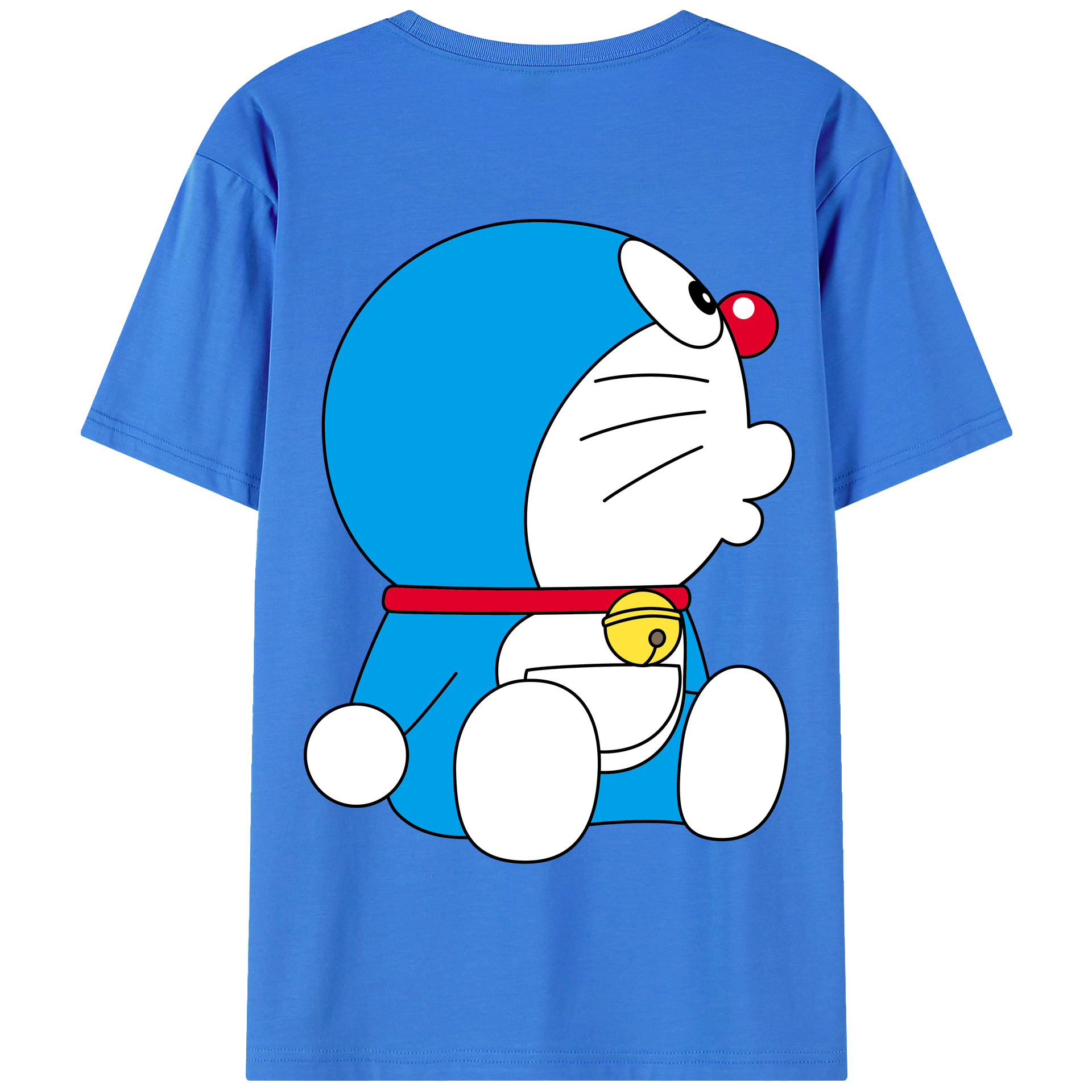（画像用） ドラえもん Doraemon 綿100％半袖Tシャツ（背面プリント）