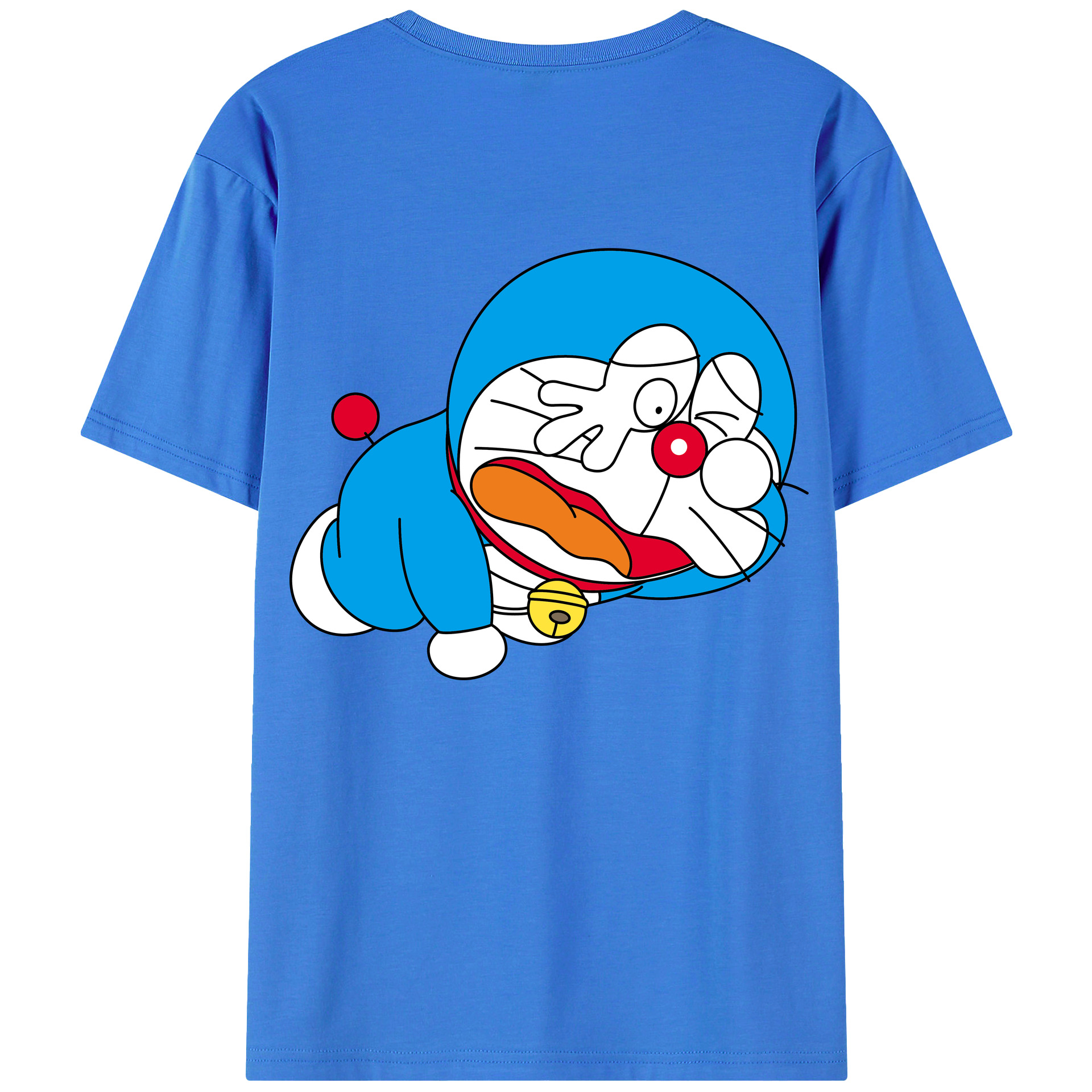 （画像用） ドラえもん Doraemon 綿100％半袖Tシャツ（背面プリント）