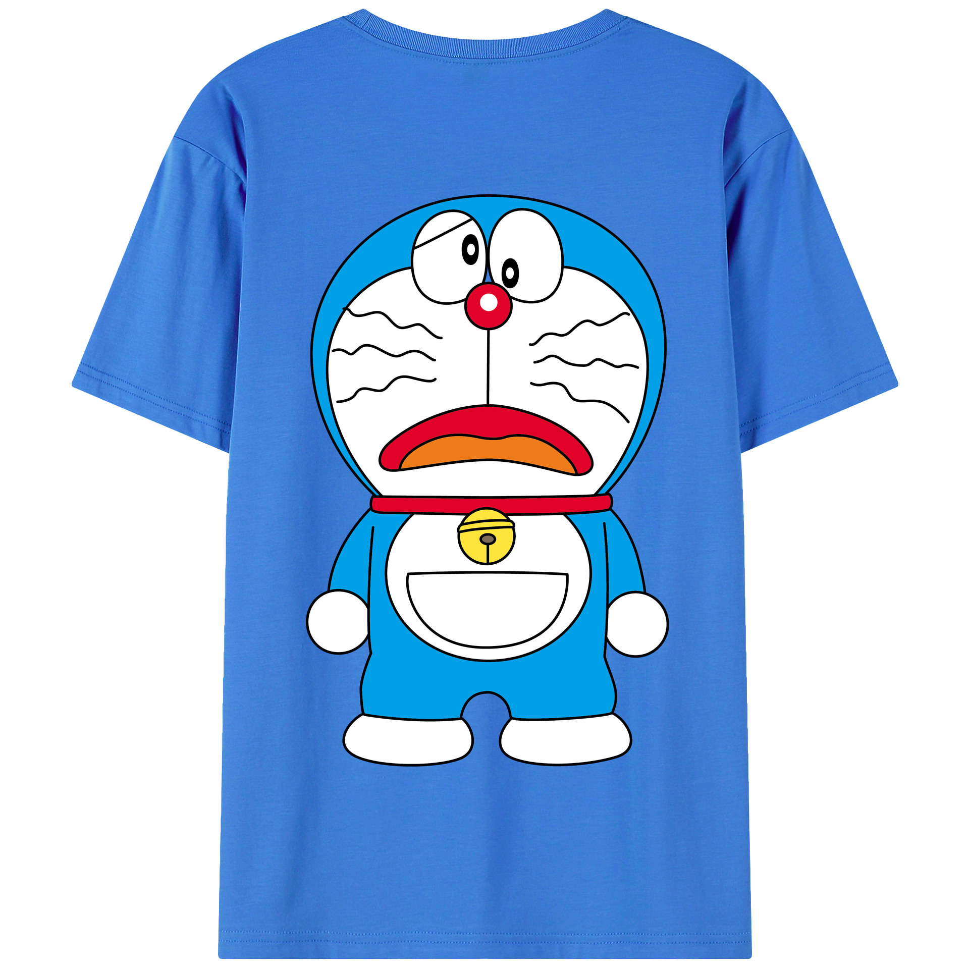 （画像用） ドラえもん Doraemon 綿100％半袖Tシャツ（背面プリント）