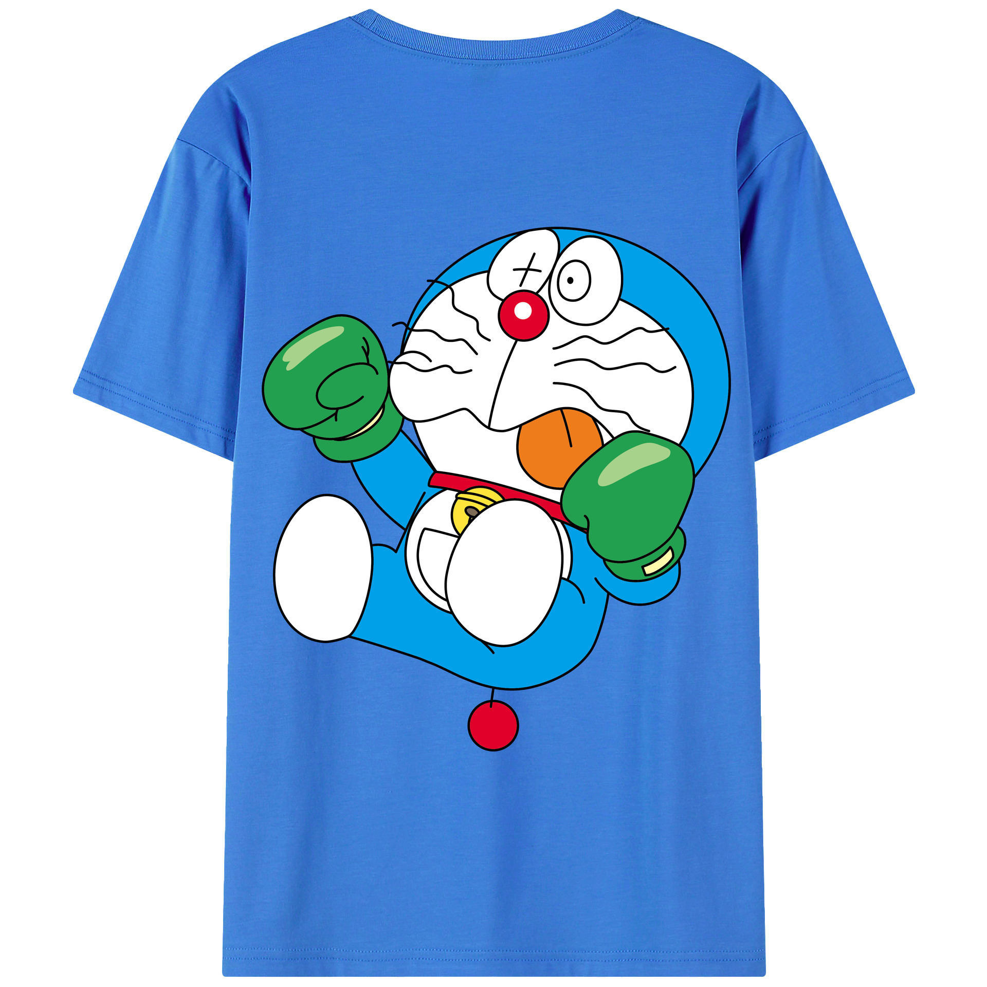 （画像用） ドラえもん Doraemon 綿100％半袖Tシャツ（背面プリント）