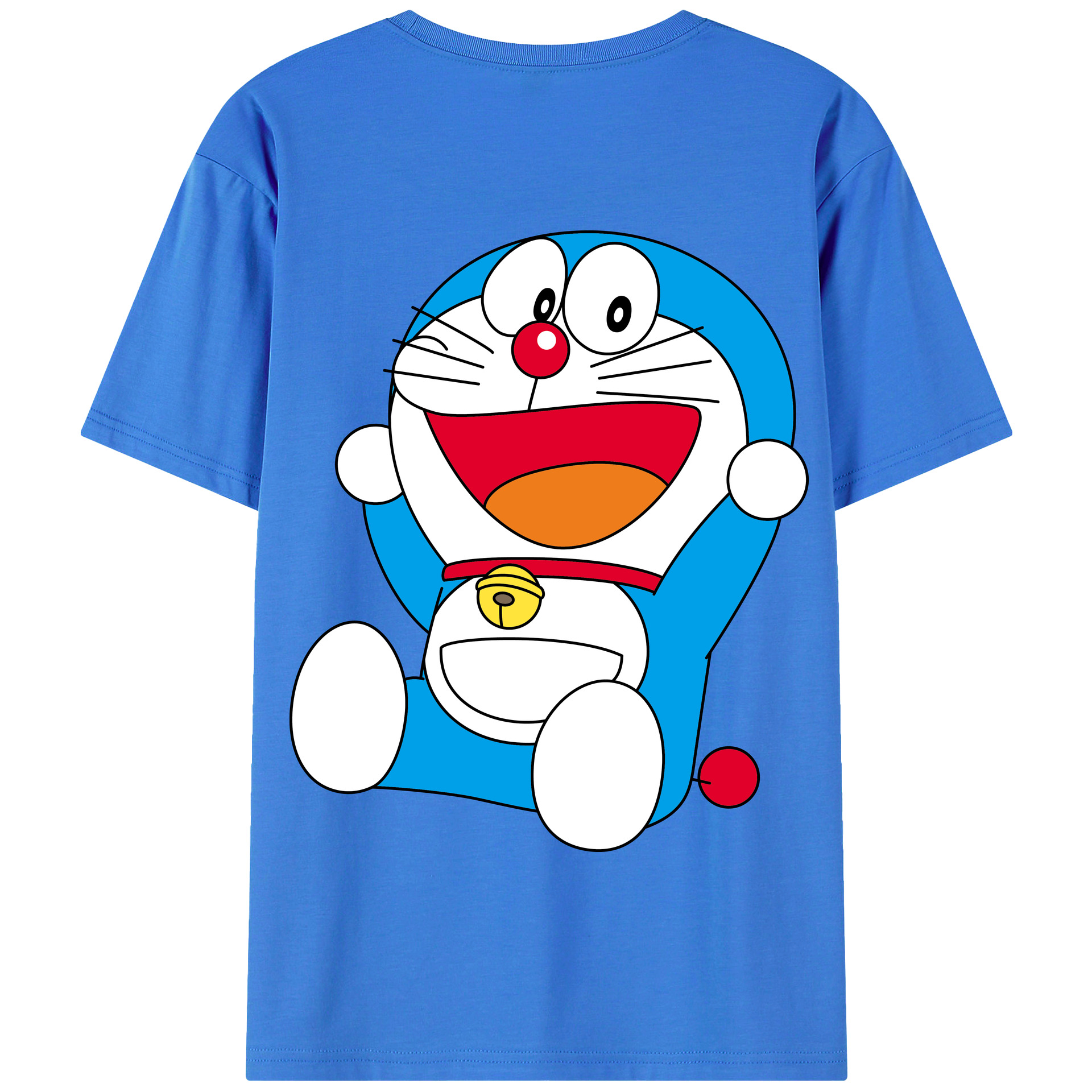 （画像用） ドラえもん Doraemon 綿100％半袖Tシャツ（背面プリント）