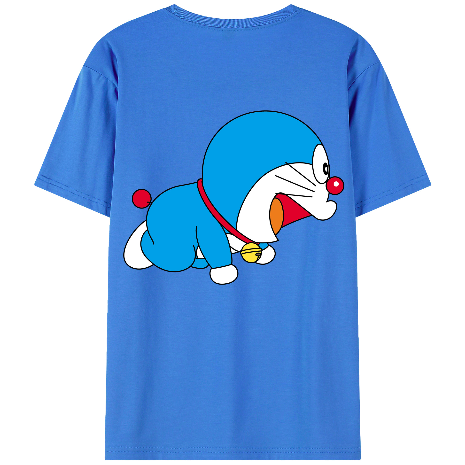 （画像用） ドラえもん Doraemon 綿100％半袖Tシャツ（背面プリント）