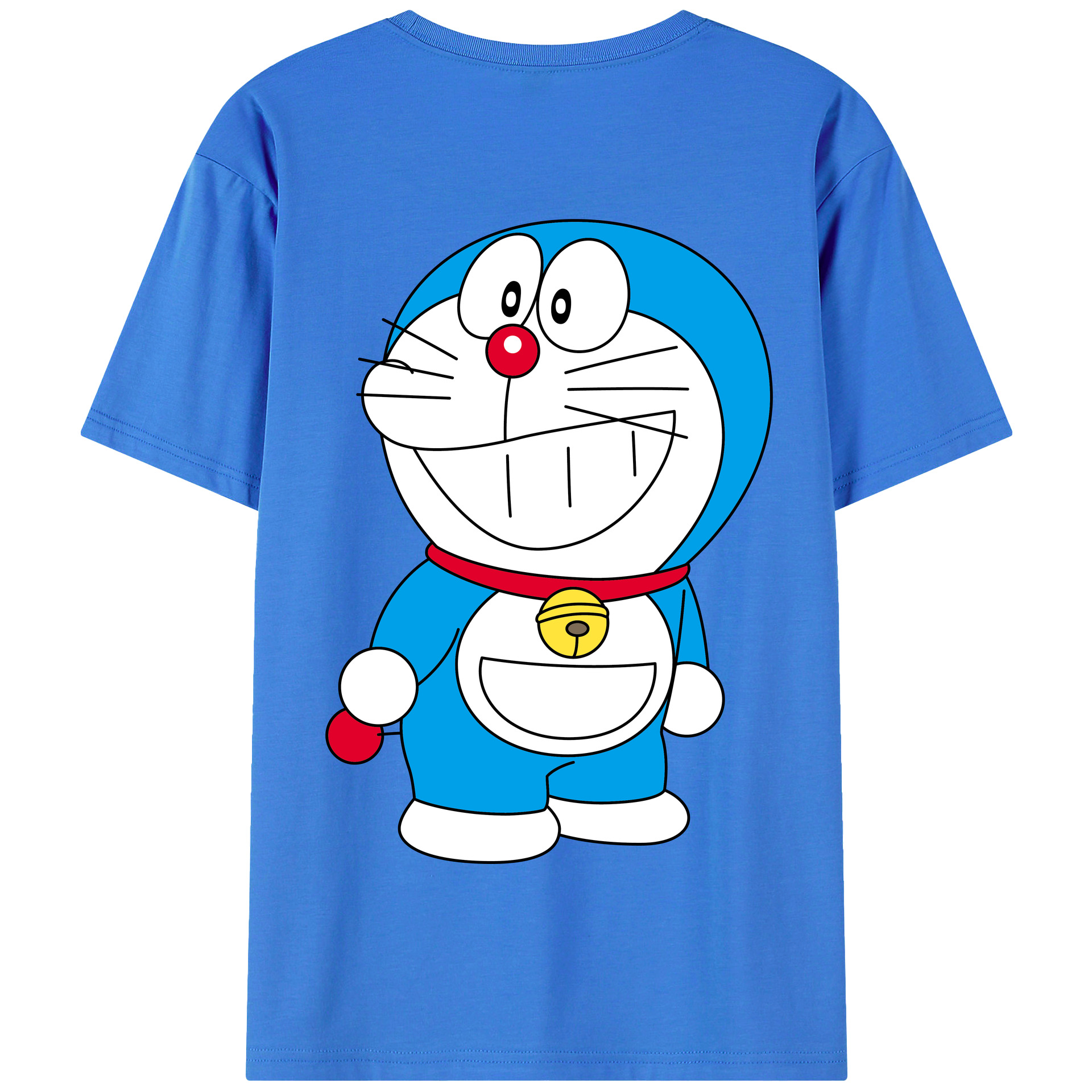 （画像用） ドラえもん Doraemon 綿100％半袖Tシャツ（背面プリント）