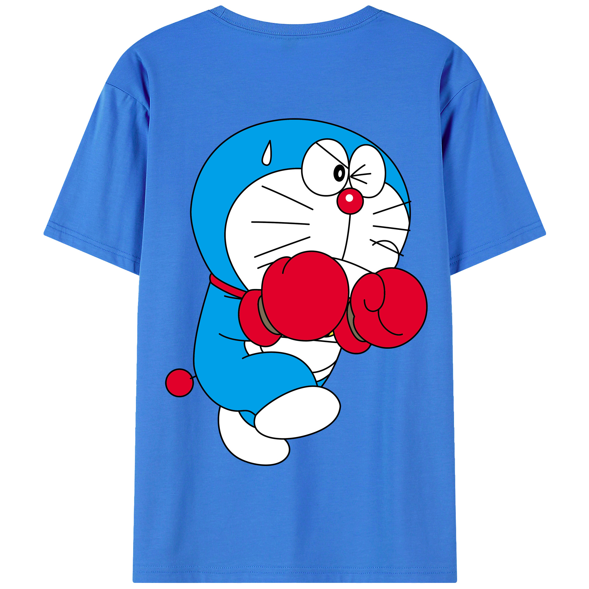 （画像用） ドラえもん Doraemon 綿100％半袖Tシャツ（背面プリント）