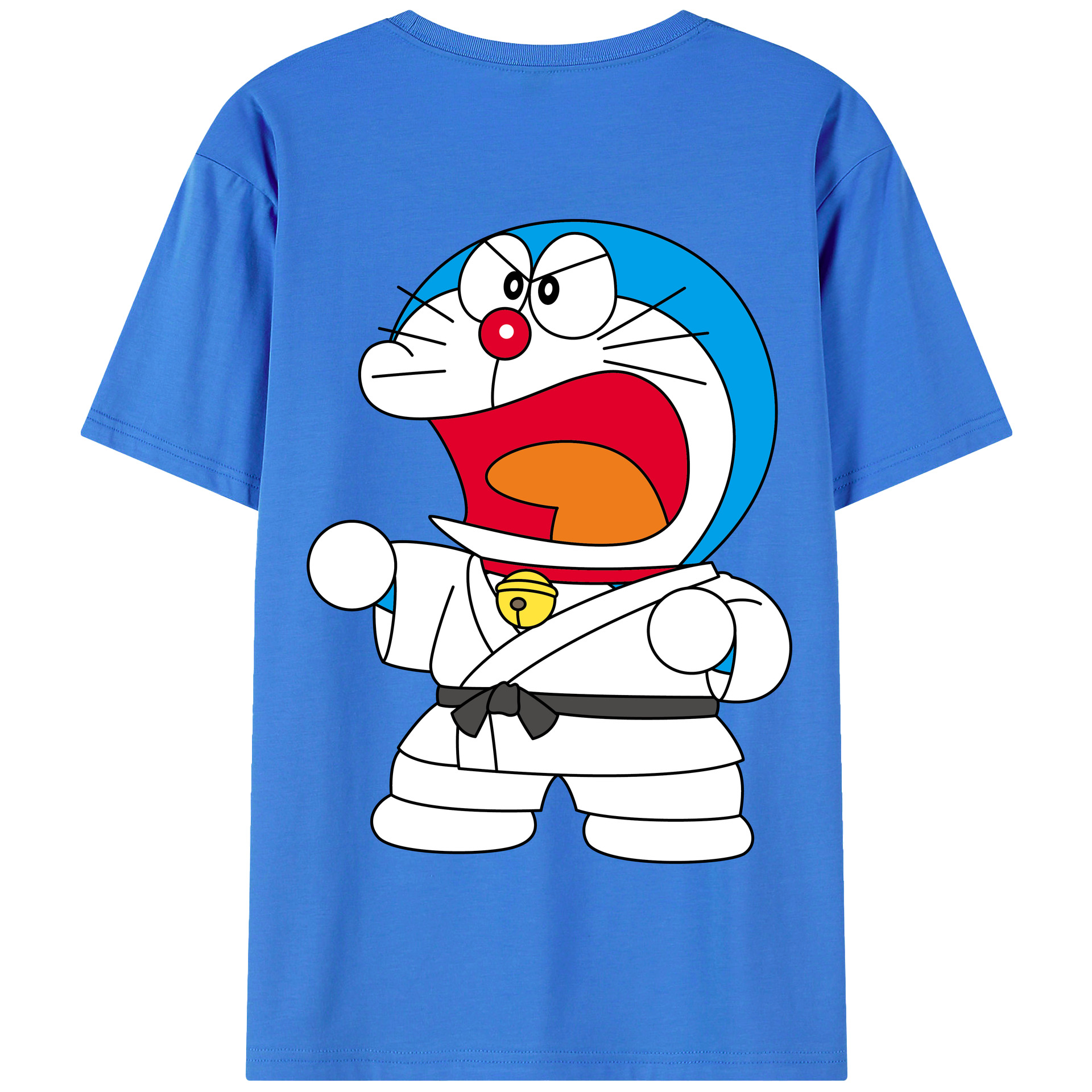 （画像用） ドラえもん Doraemon 綿100％半袖Tシャツ（背面プリント）