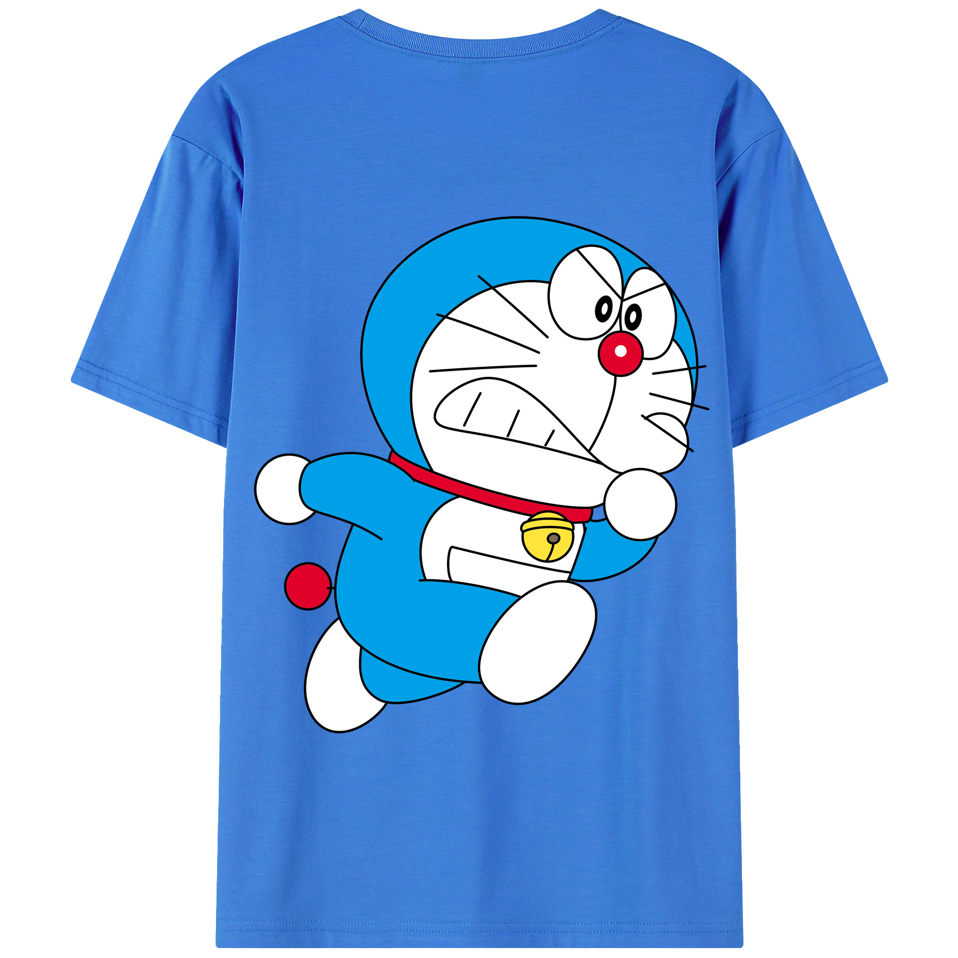 （画像用） ドラえもん Doraemon 綿100％半袖Tシャツ（背面プリント）