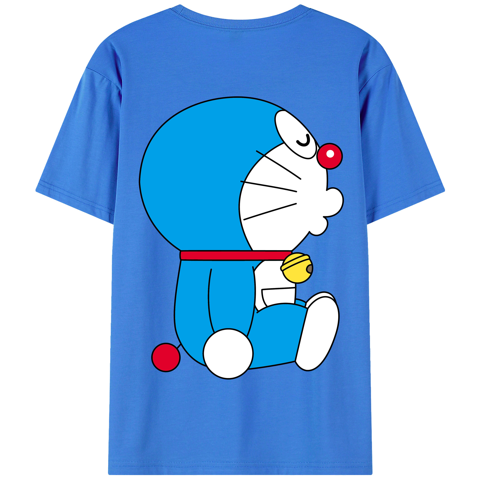 （画像用） ドラえもん Doraemon 綿100％半袖Tシャツ（背面プリント）