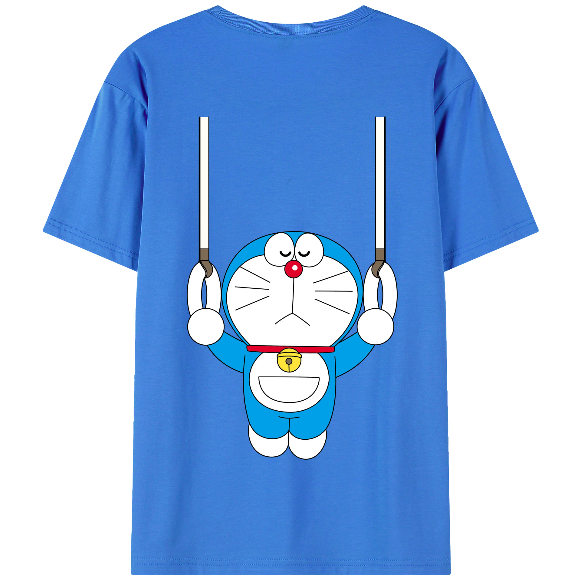 （画像用） ドラえもん Doraemon 綿100％半袖Tシャツ（背面プリント）