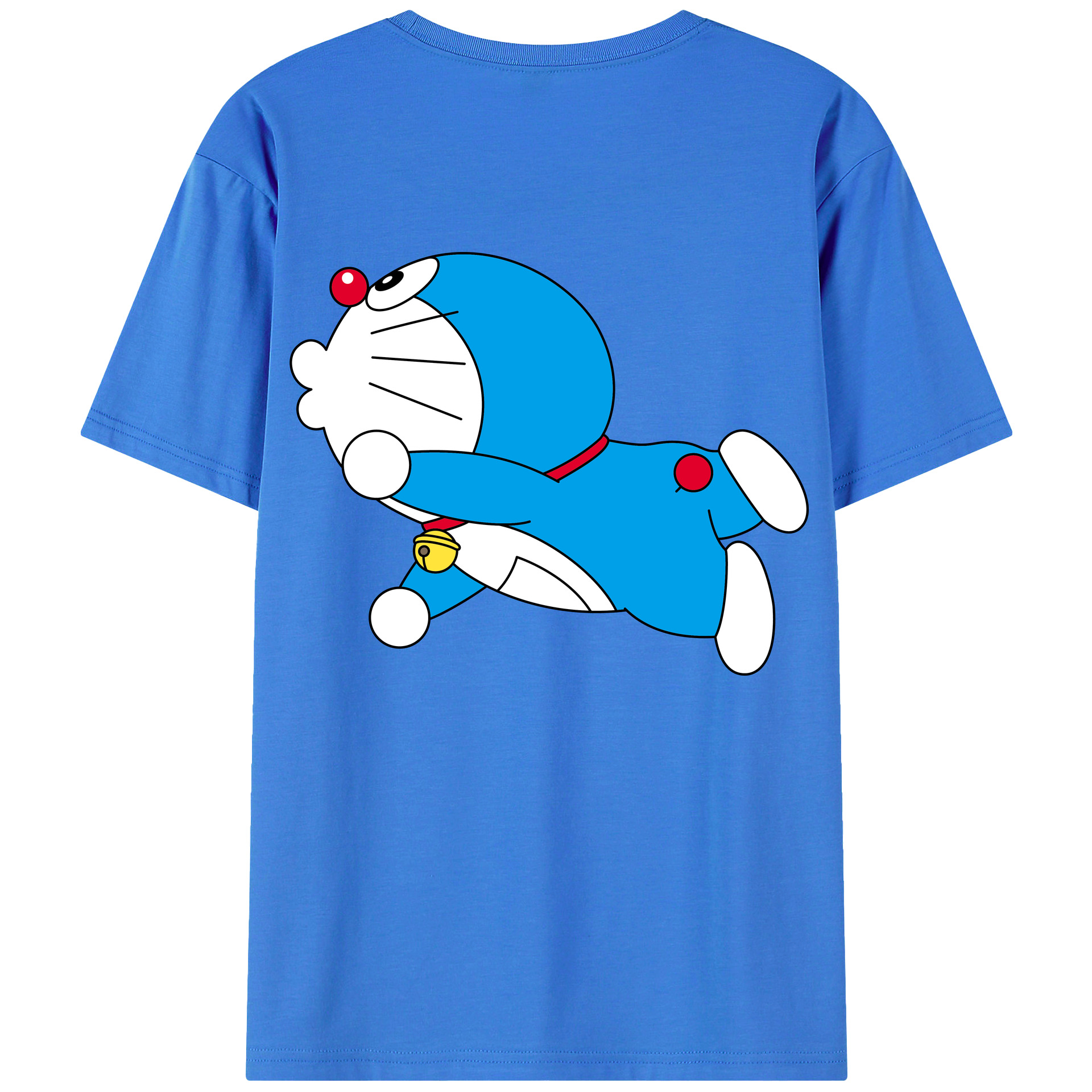 （画像用） ドラえもん Doraemon 綿100％半袖Tシャツ（背面プリント）