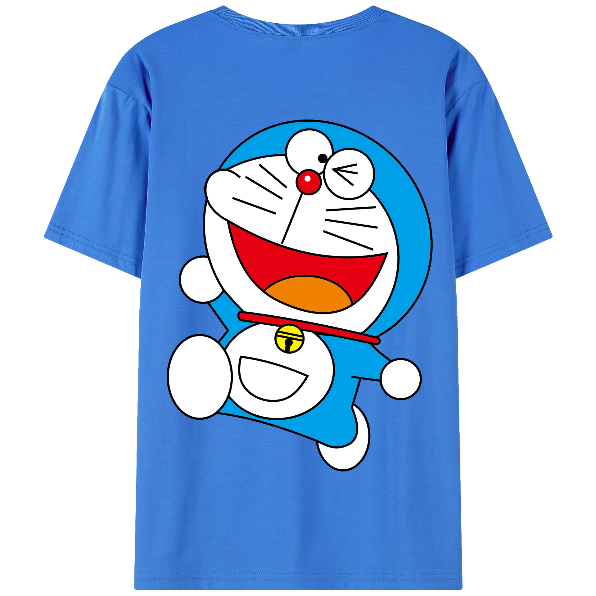 （画像用） ドラえもん Doraemon 綿100％半袖Tシャツ（背面プリント）