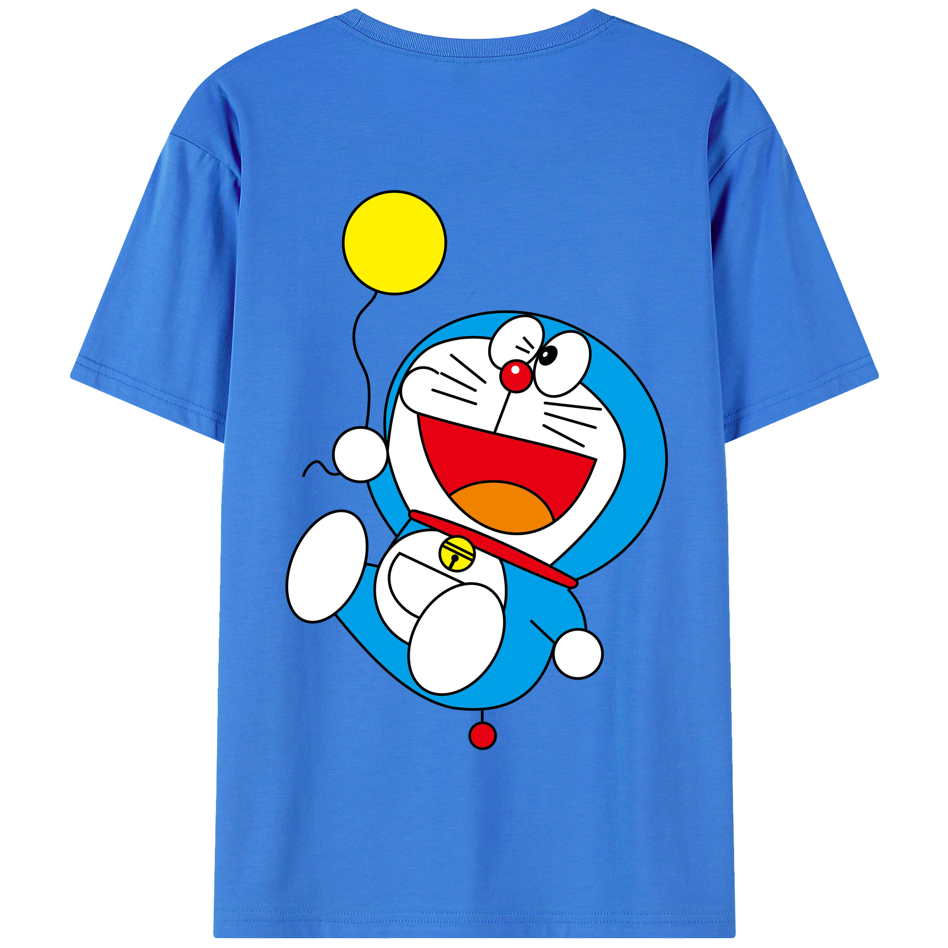 （画像用） ドラえもん Doraemon 綿100％半袖Tシャツ（背面プリント）