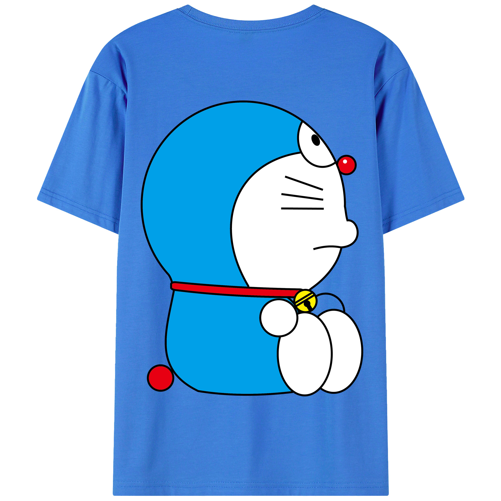 （画像用） ドラえもん Doraemon 綿100％半袖Tシャツ（背面プリント）