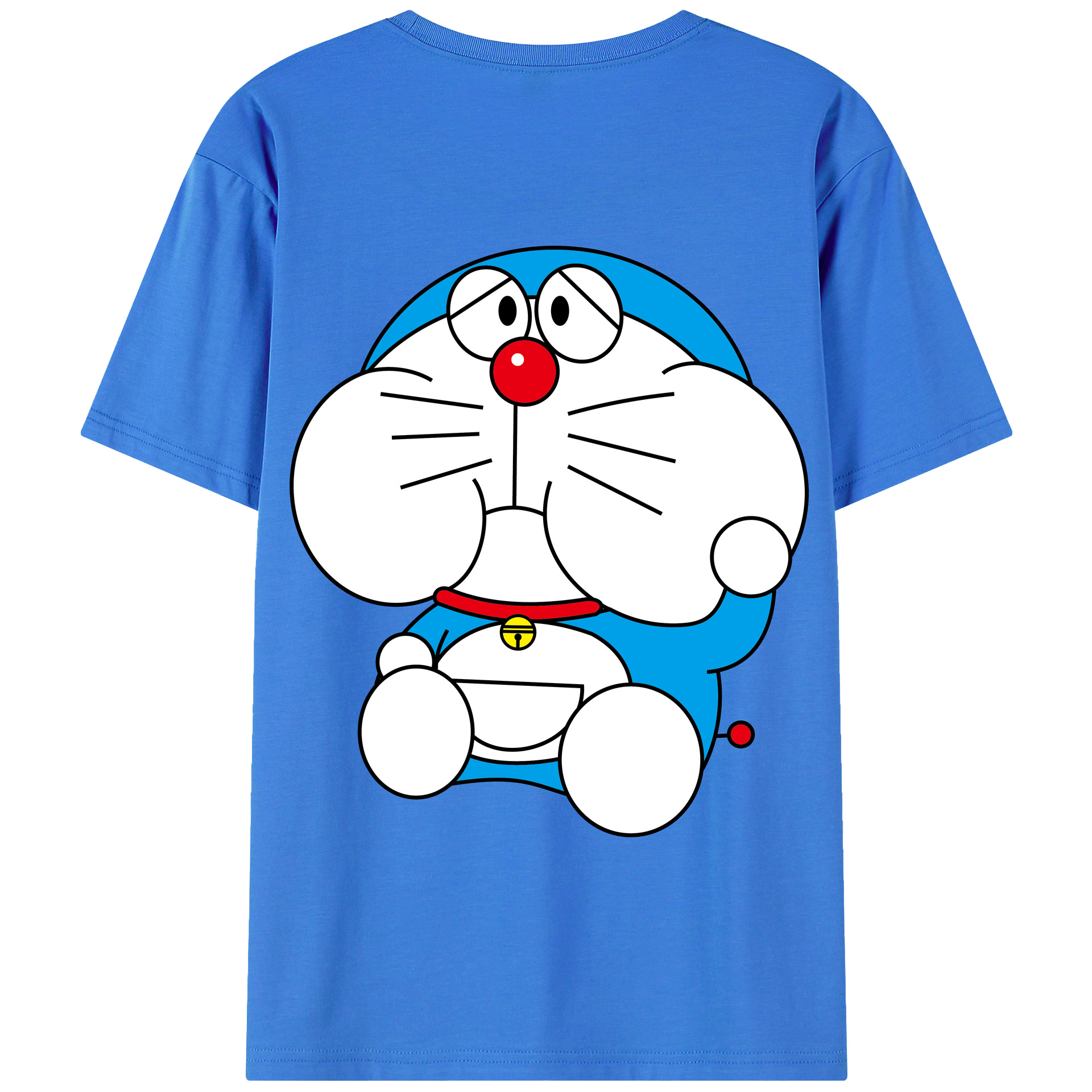 （画像用） ドラえもん Doraemon 綿100％半袖Tシャツ（背面プリント）