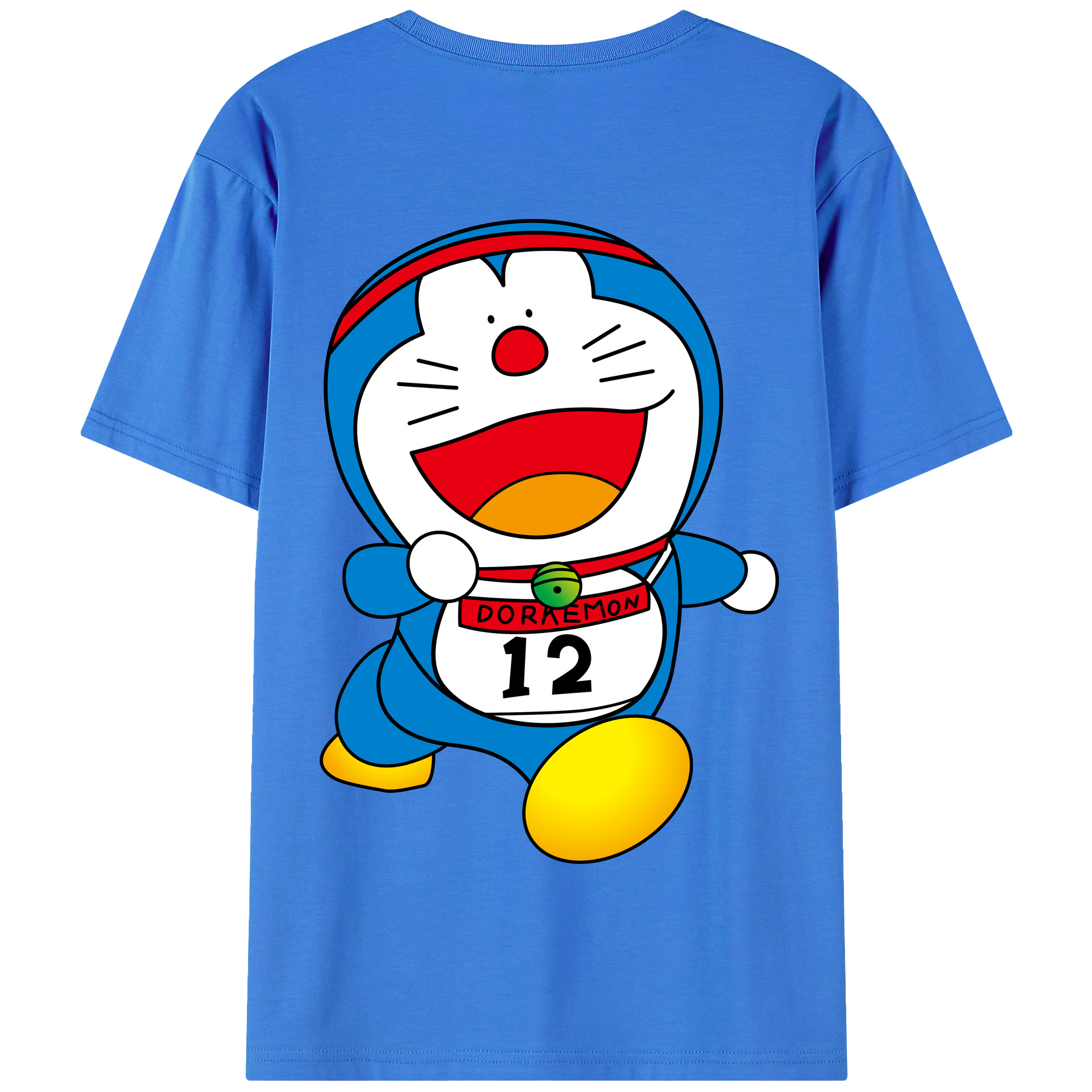 （画像用） ドラえもん Doraemon 綿100％半袖Tシャツ（背面プリント）