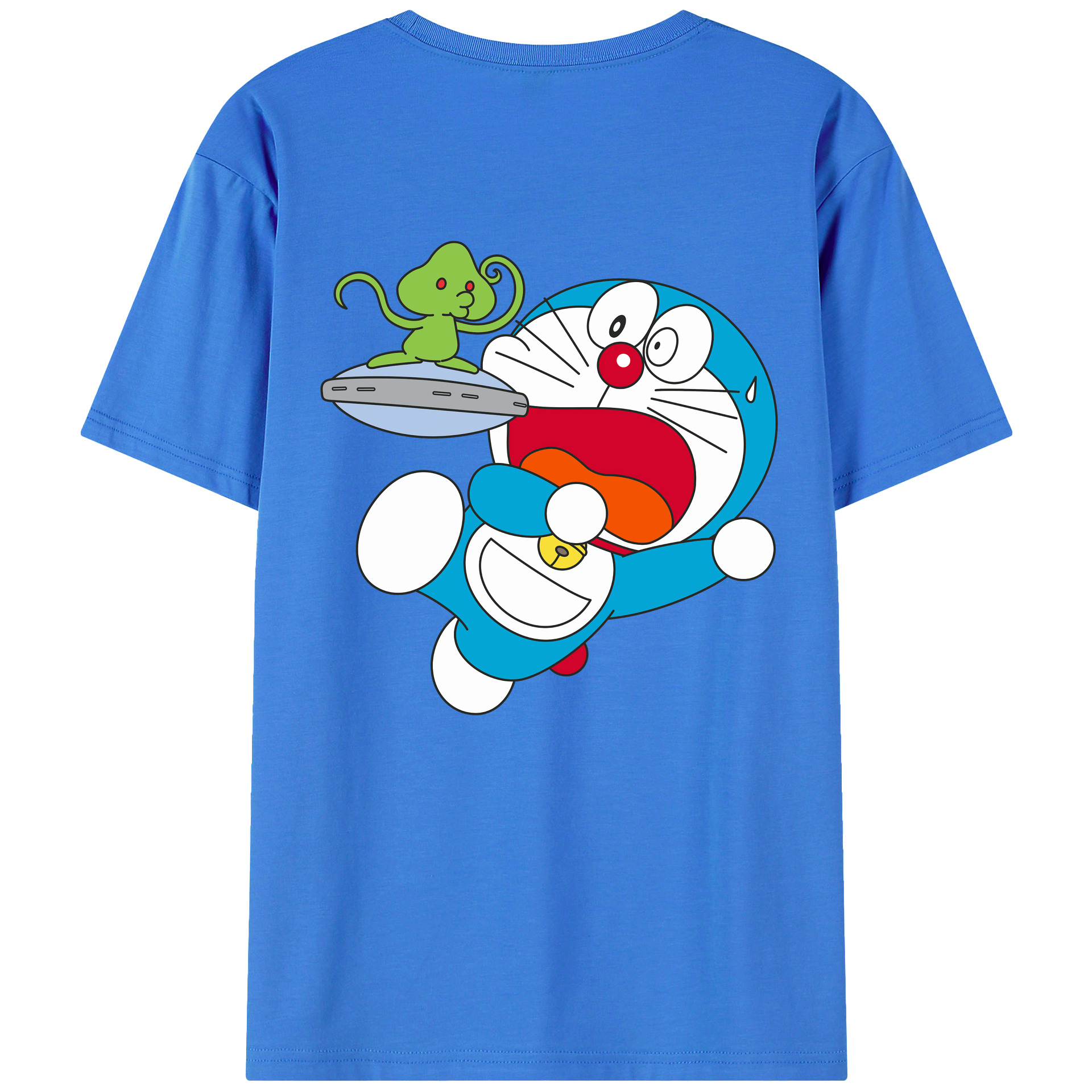 （画像用） ドラえもん Doraemon 綿100％半袖Tシャツ（背面プリント）