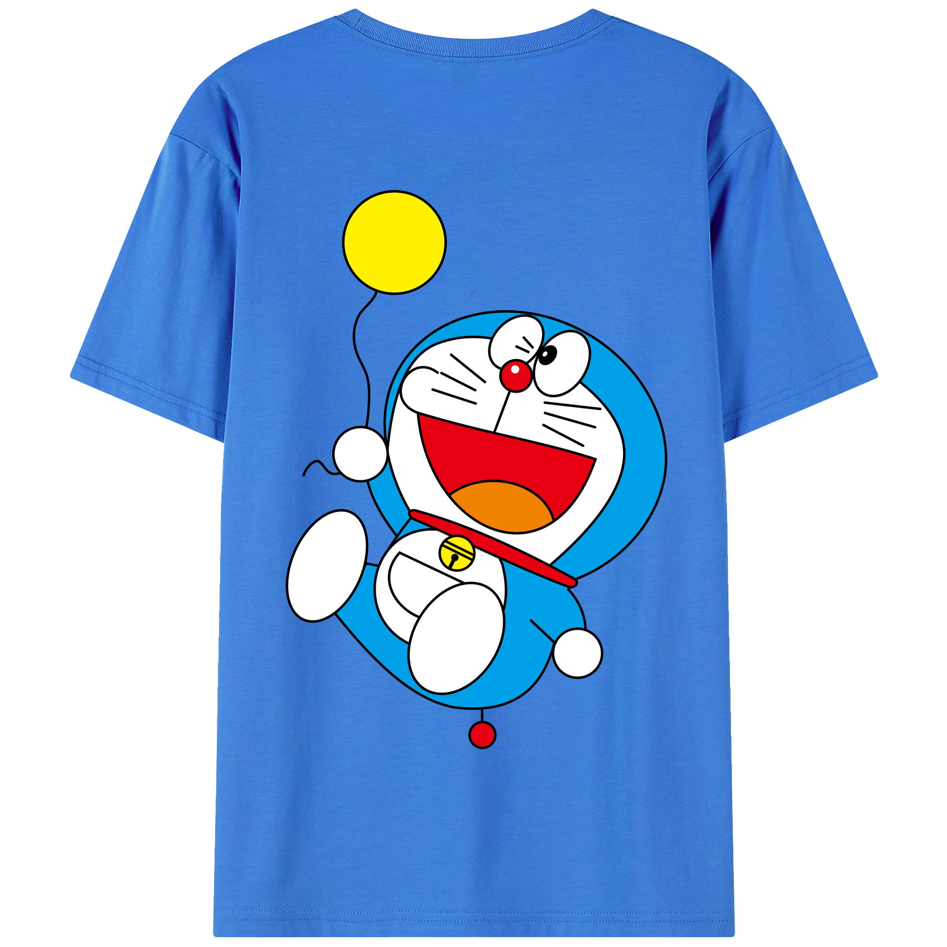 （画像用） ドラえもん Doraemon 綿100％半袖Tシャツ（背面プリント）