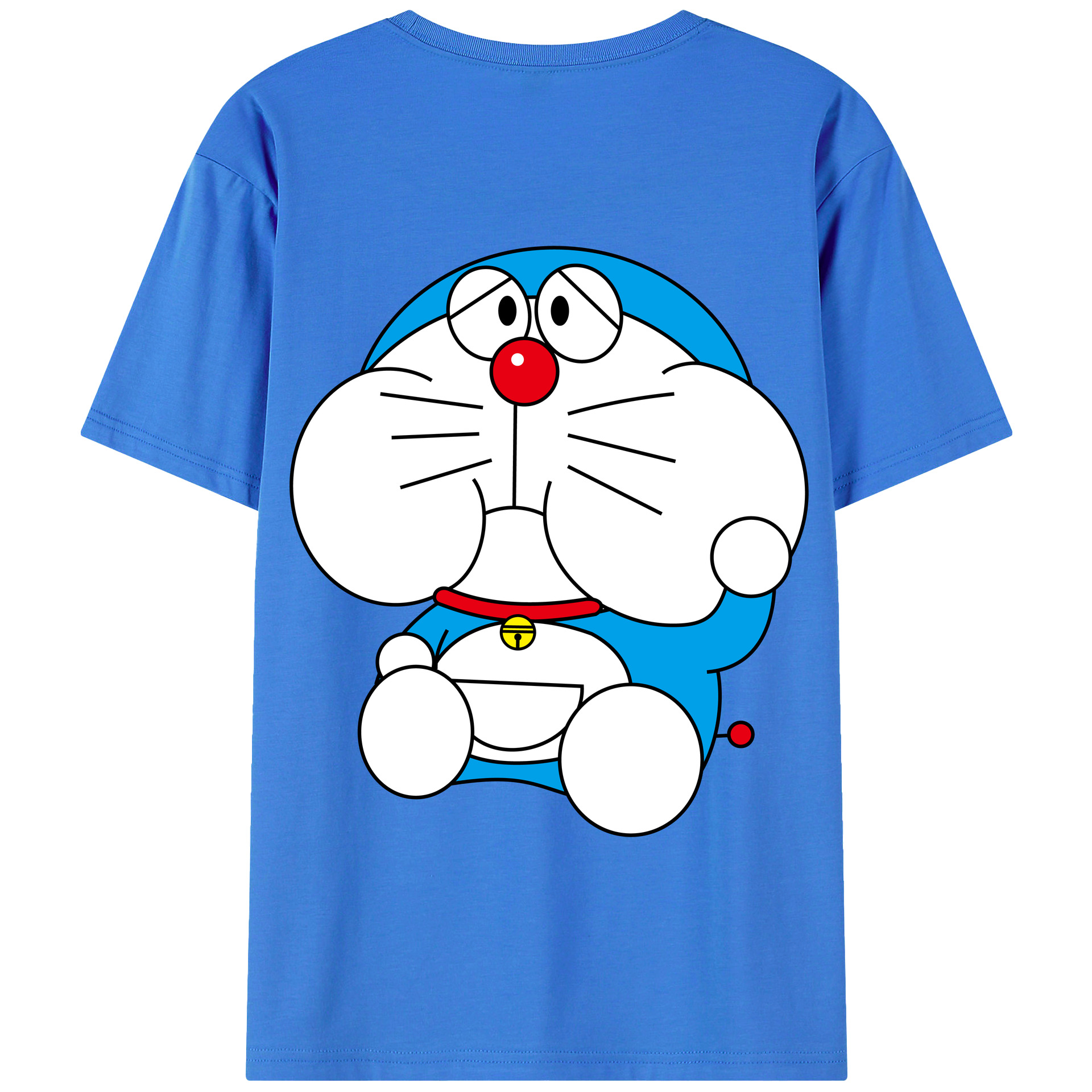 （画像用） ドラえもん Doraemon 綿100％半袖Tシャツ（背面プリント）
