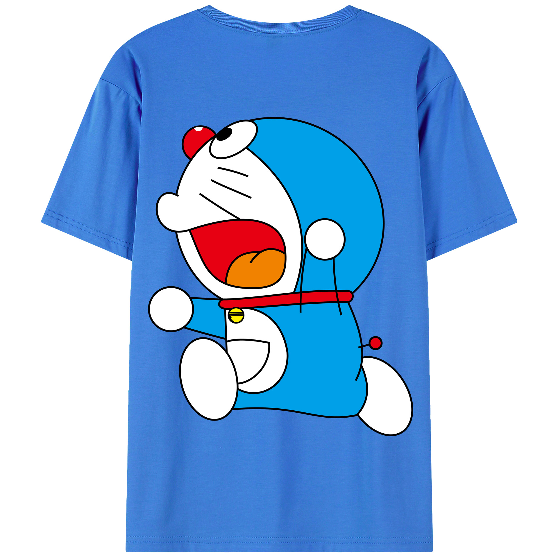 （画像用） ドラえもん Doraemon 綿100％半袖Tシャツ（背面プリント）