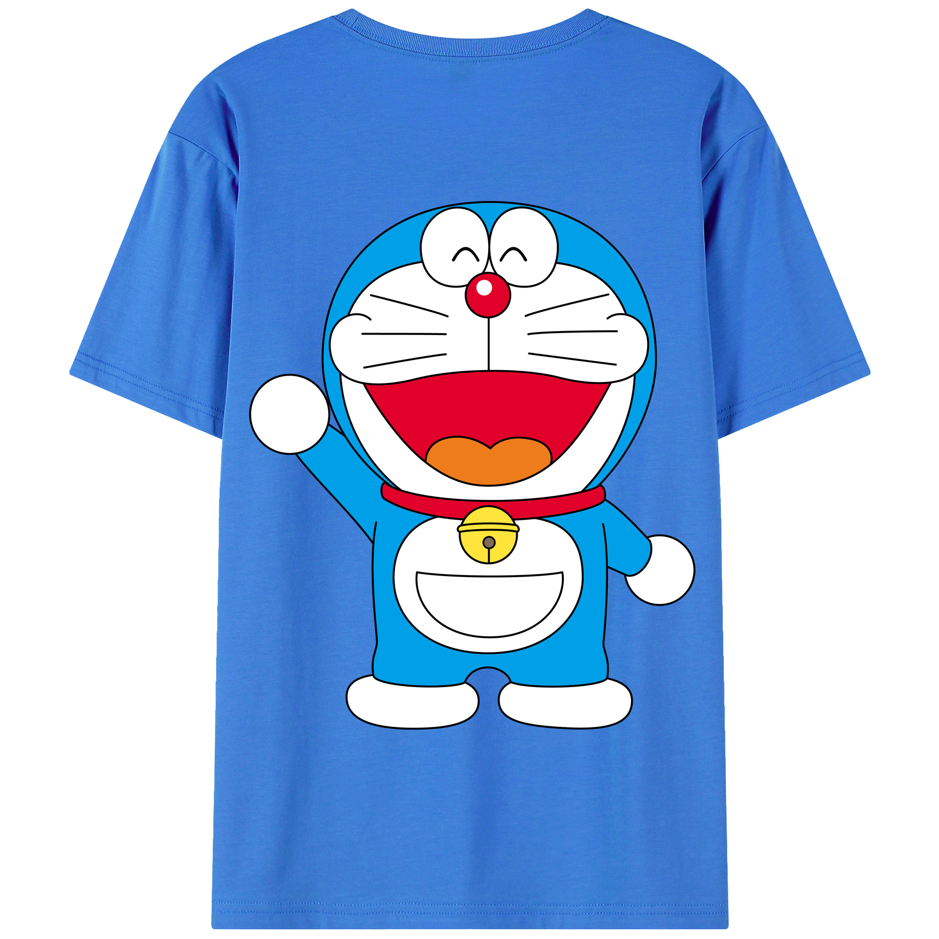 （画像用） ドラえもん Doraemon 綿100％半袖Tシャツ（背面プリント）