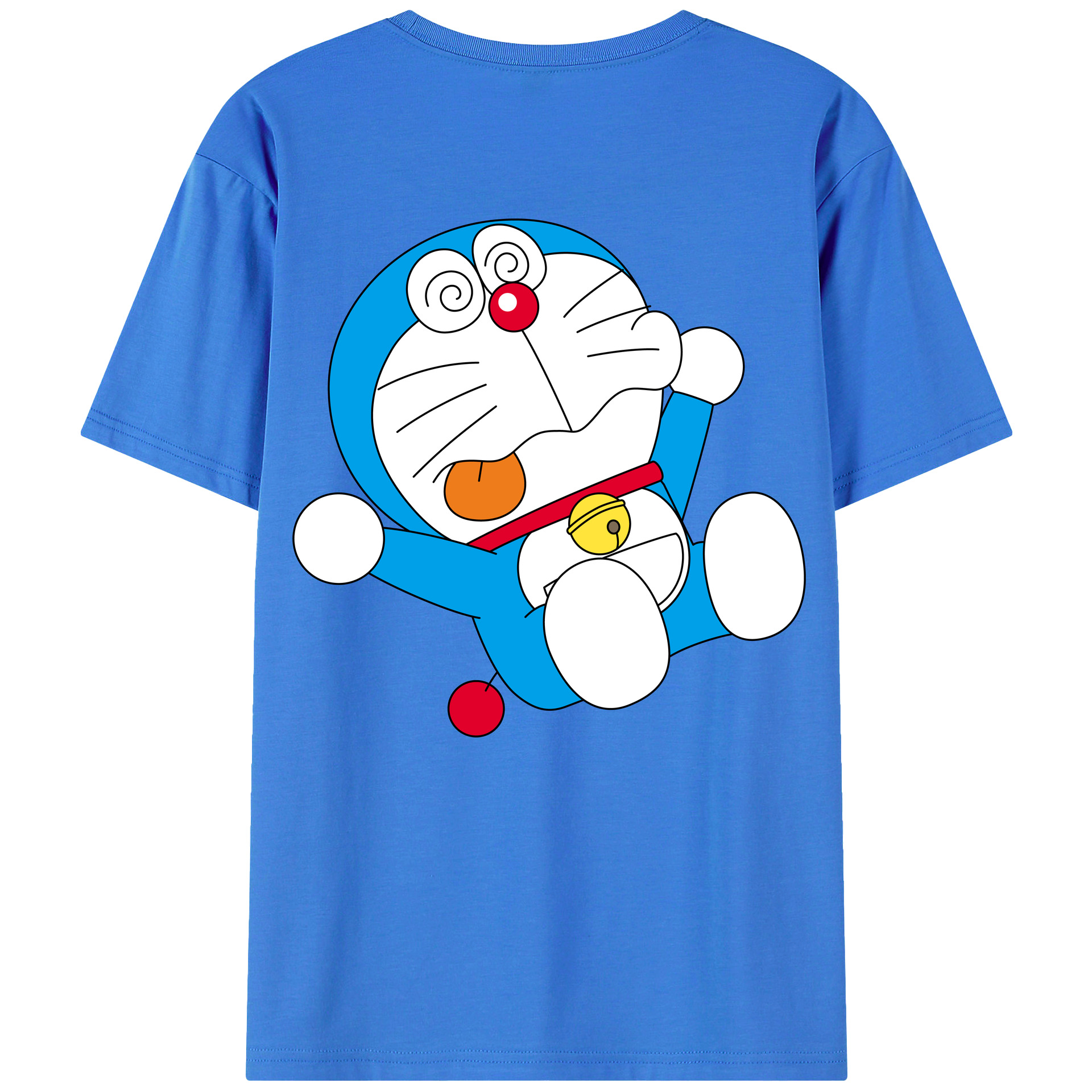 （画像用） ドラえもん Doraemon 綿100％半袖Tシャツ（背面プリント）