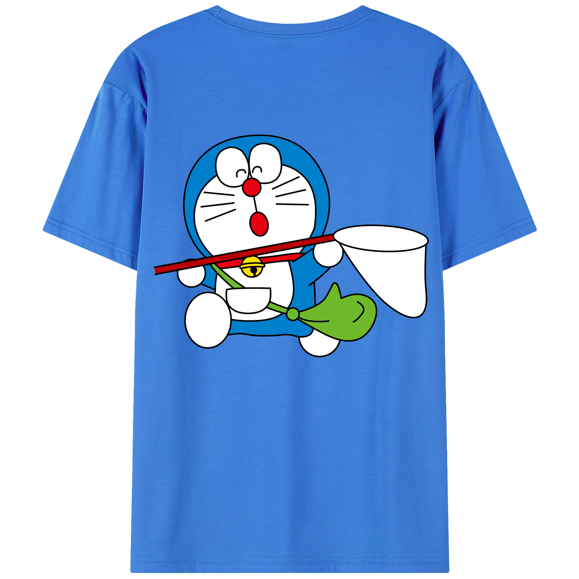 （画像用） ドラえもん Doraemon 綿100％半袖Tシャツ（背面プリント）